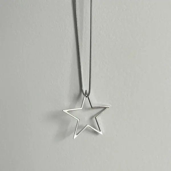 Other Hollow Star Pendant Necklace Size ONE SIZE - 1 Thumbnail