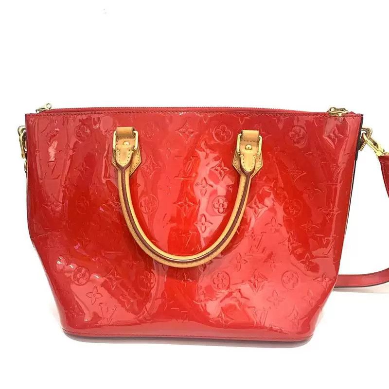 Louis Vuitton LV Red Patent Leather Monogram Dumpling Bag Size ONE SIZE - 1 Preview