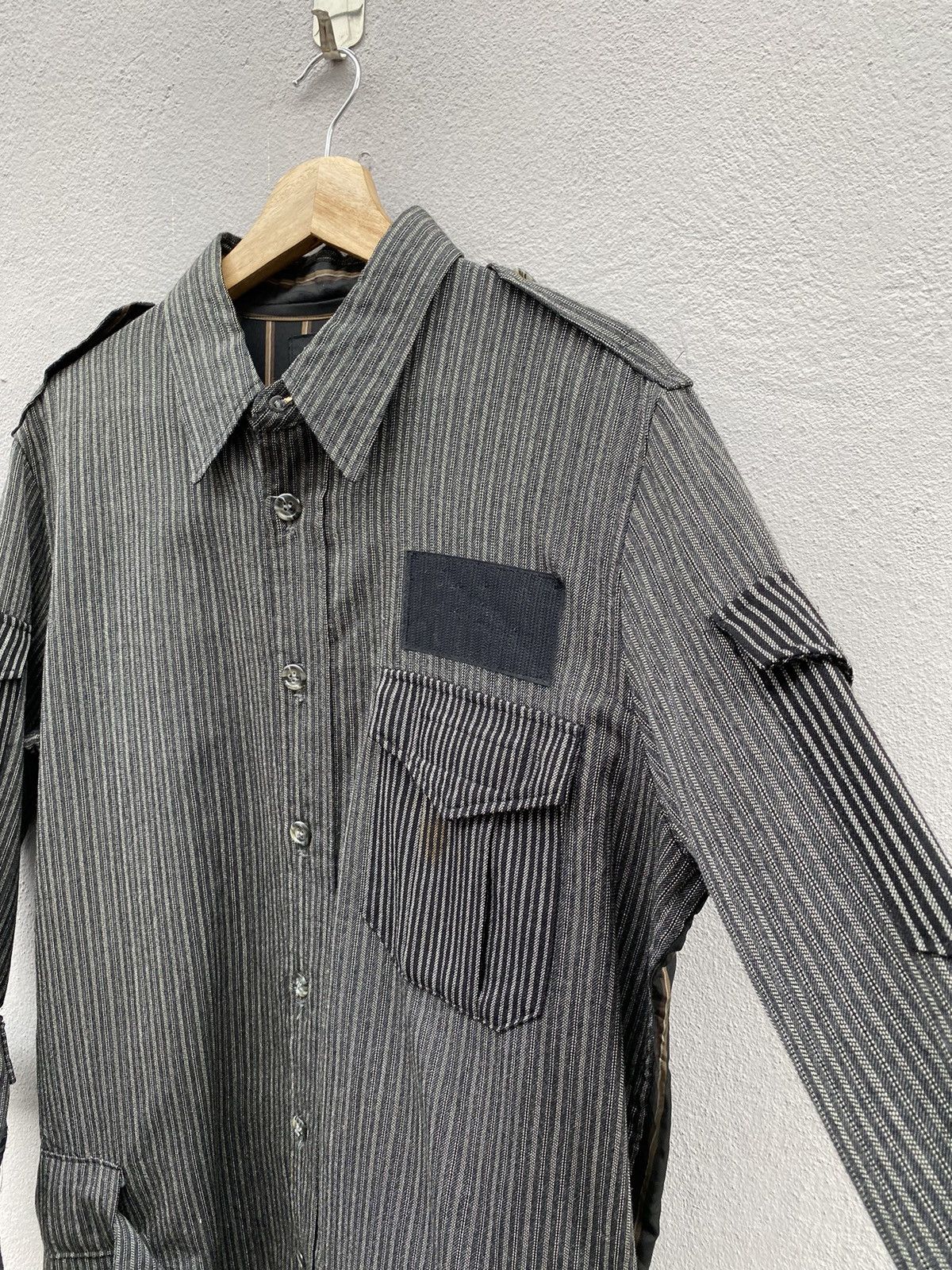 Japanese Brand × Seditionaries × Vintage Vintage 90s MILKBOY Bondage Hybrid Seditionaries/Punk Shirt Size US M / EU 48-50 / 2 - 7 Thumbnail