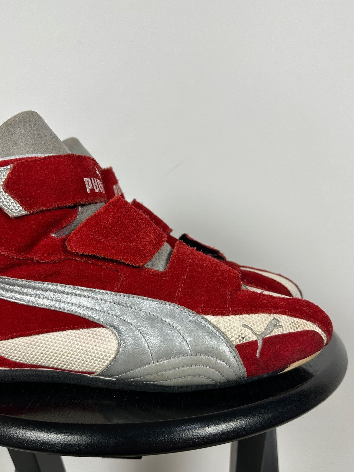 Puma Vintage Puma F1 KartCat SpeedCat Red Suede Sneakers Size US 10 / EU 43 - 13 Thumbnail