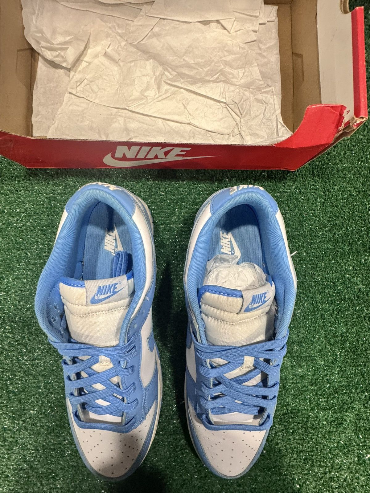Nike Nike dunk low UNC clean size 13 men Size US 13 / EU 46 - 4 Thumbnail