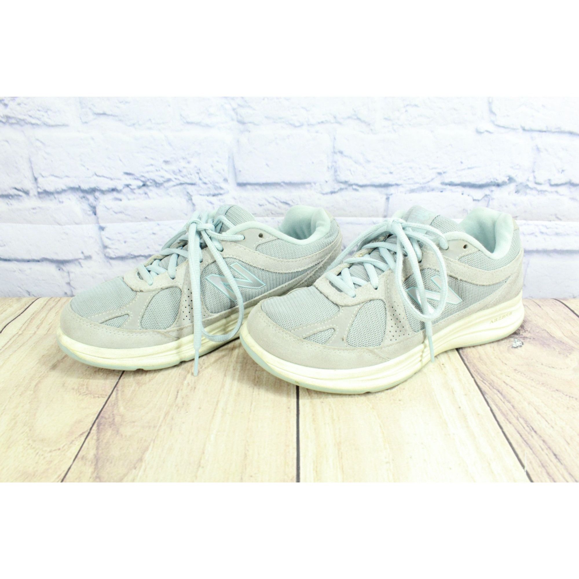 New Balance New Balance 877 Women's Light Blue Suede Walking Shoes 6.5 B Size US 6.5 / IT 36.5 - 2 Thumbnail