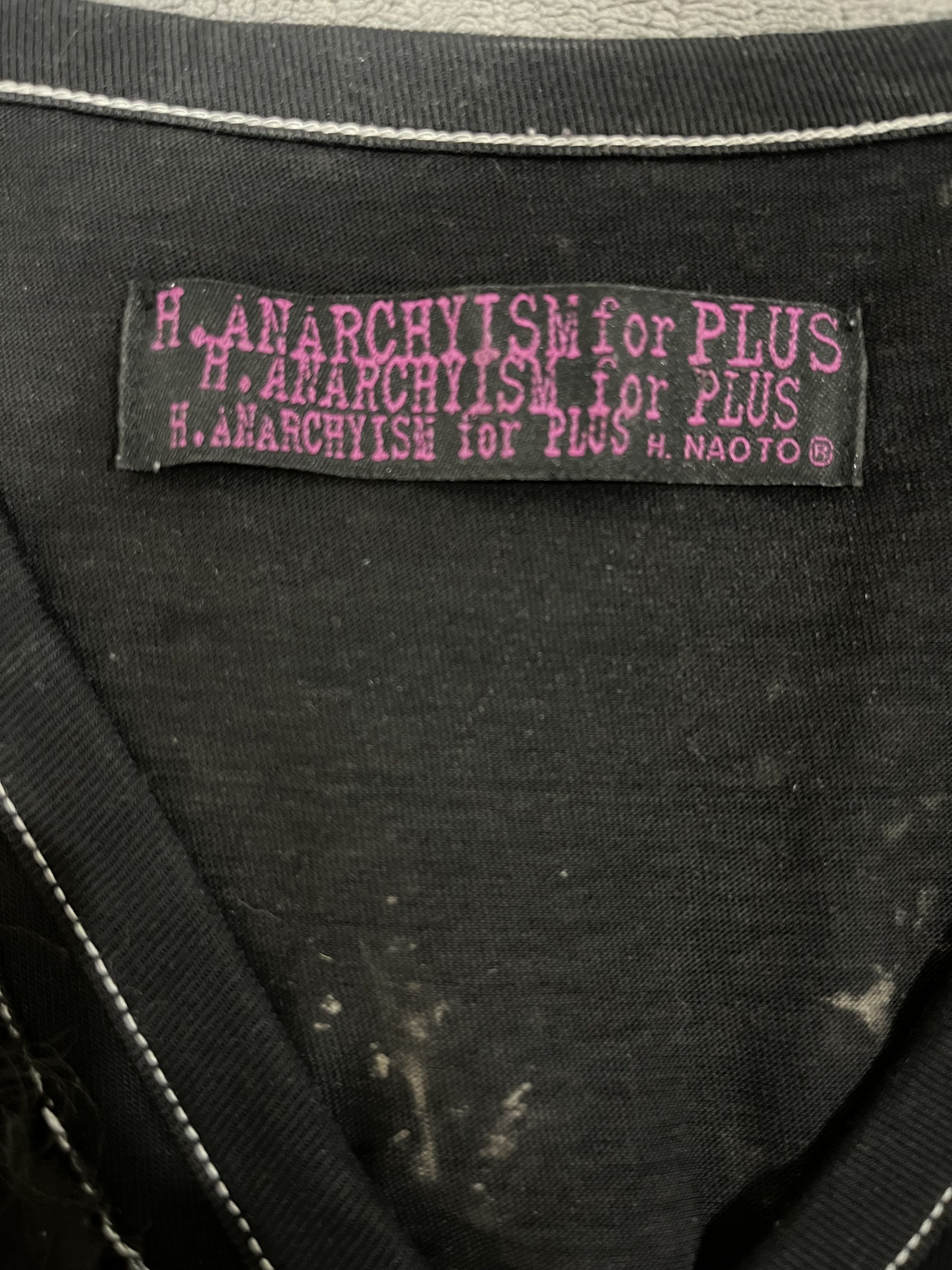 Japanese Brand H. Naoto Anarychyism For Plus Black Cardigan Size US M / EU 48-50 / 2 - 3 Thumbnail