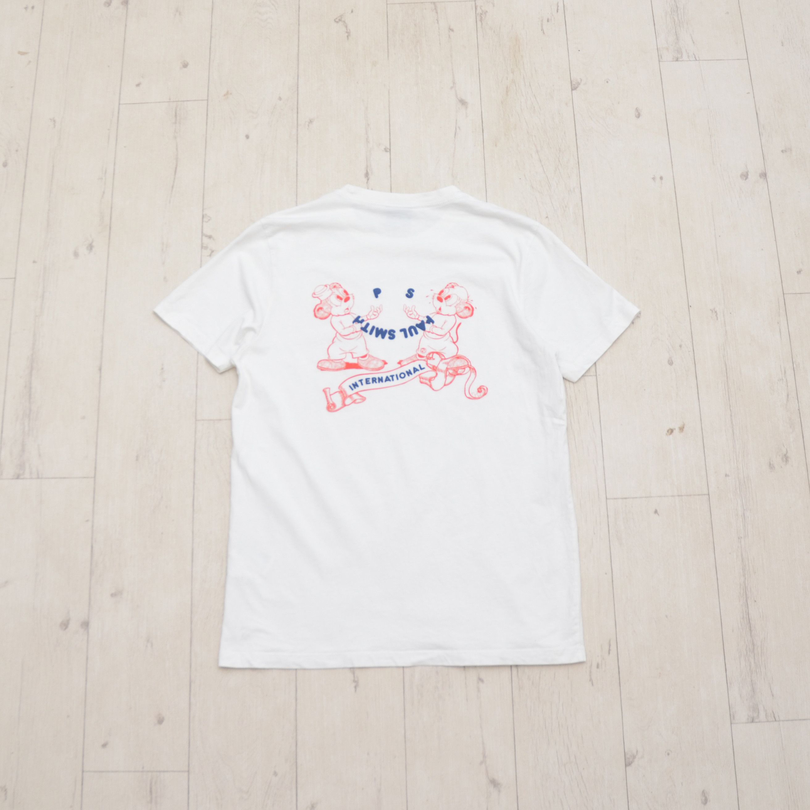 Paul Smith PS Paul Smith International Chipmunk White Circle Graphic Size US M / EU 48-50 / 2 - 3 Thumbnail