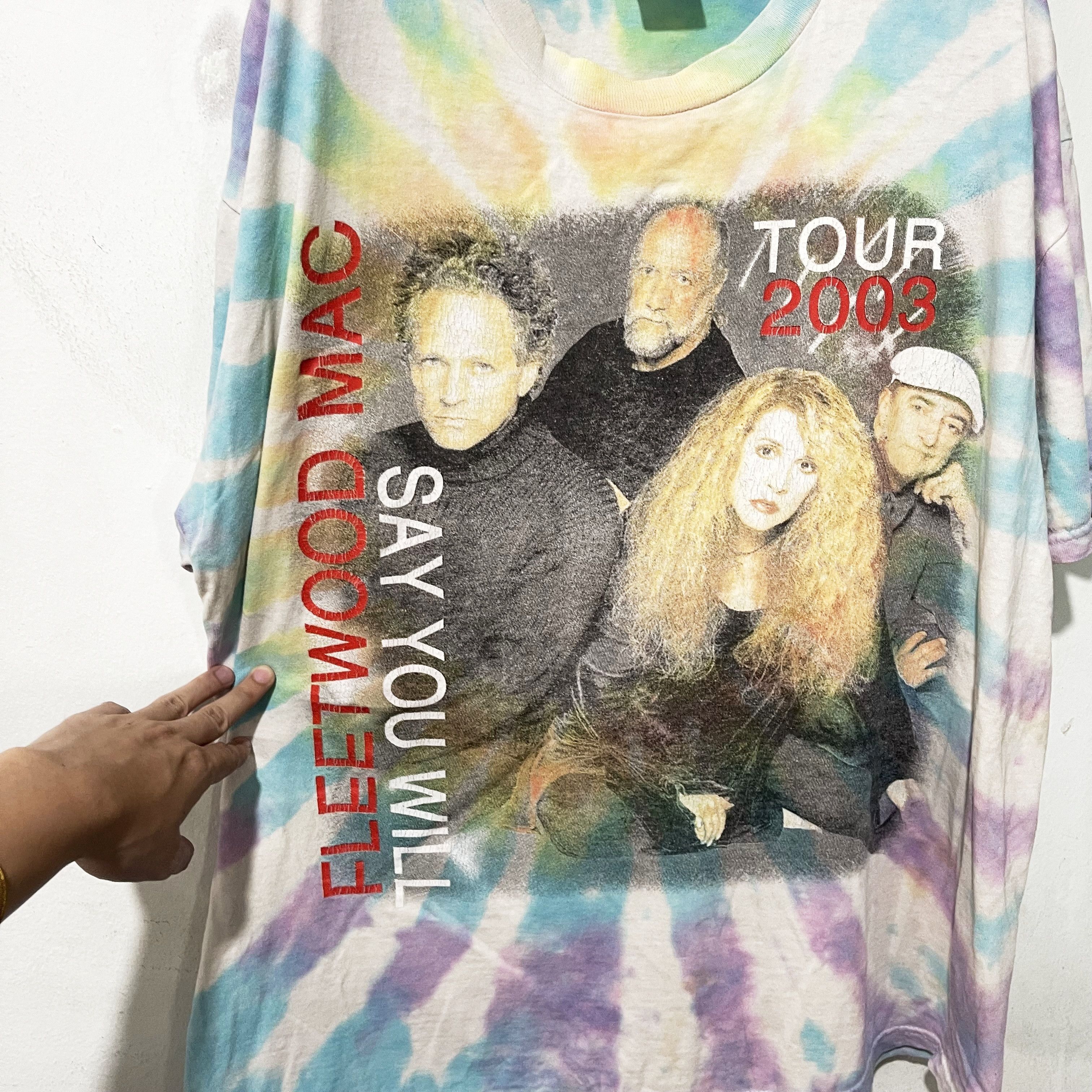 Vintage Vintage 2003 Fleetwood Mac Tour Shirt Size US XL / EU 56 / 4 - 2 Thumbnail