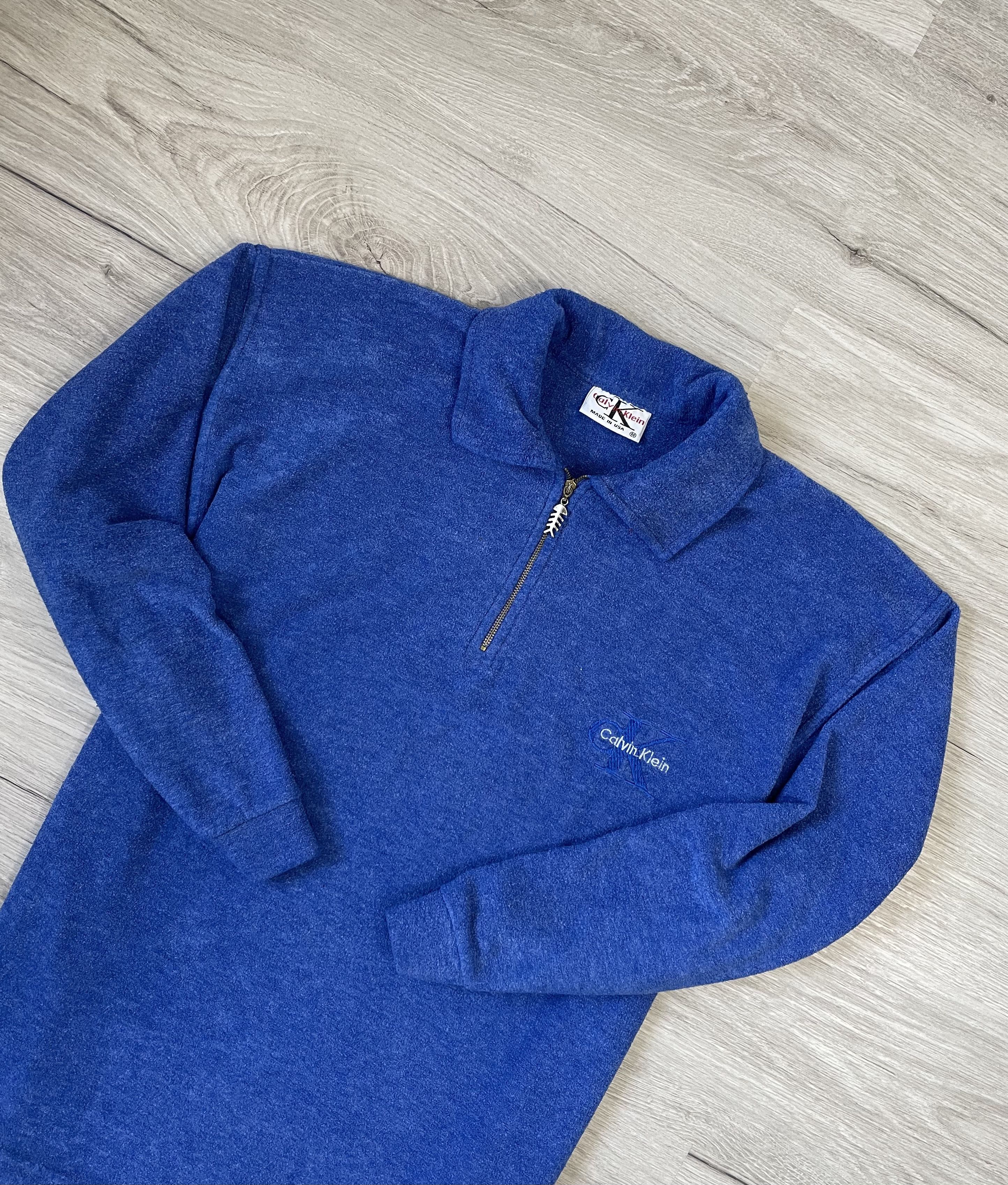 Calvin Klein × Vintage MENS VINTAGE FLECCE CASUAL RARE CALVIN CLEIN Size US M / EU 48-50 / 2 - 3 Thumbnail