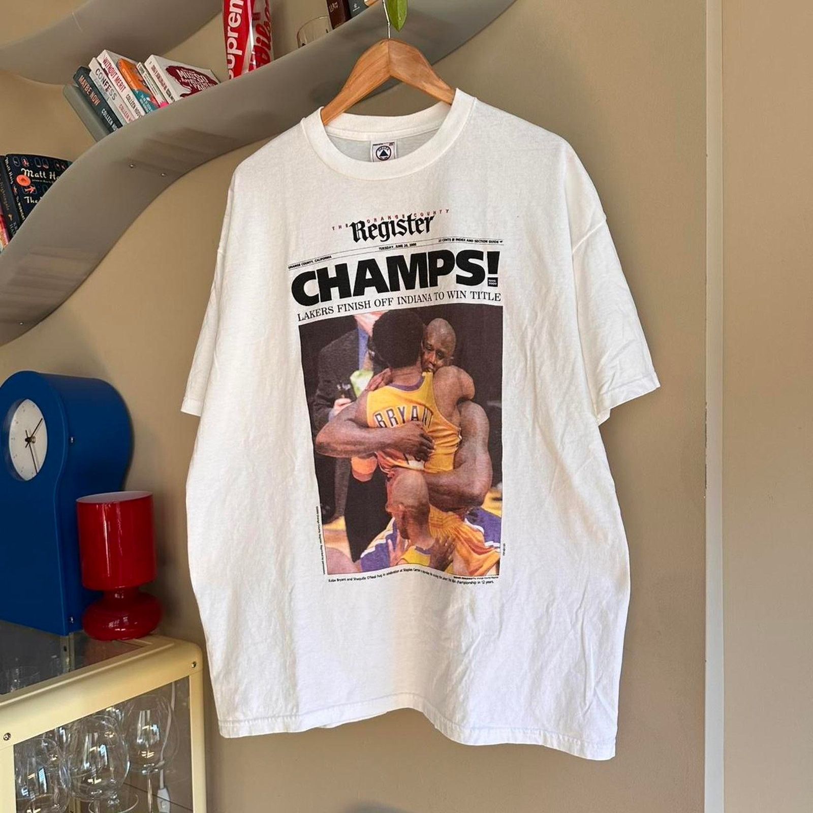 NBA × Vintage Vintage Los Angeles Lakers Kobe Bryant Shirt Size US XXL / EU 58 / 5 - 1 Thumbnail