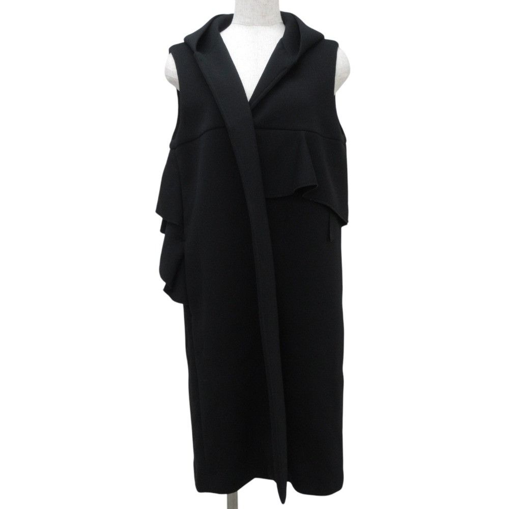 Other Other yori Asymmetry Frill Bonding Long Gilet Coat Others Outerwear YR2115-041SP-6 DUTY FREE for USA Size ONE SIZE - 1 Thumbnail