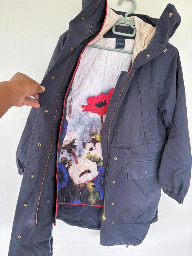 Paul Smith Vtg Paul Smith Parka Floral Lining Nice Design With Hoodies Size US M / EU 48-50 / 2 - 4 Thumbnail