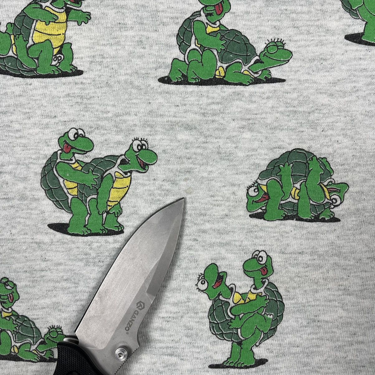 Vintage Vintage Turtle Sex position 18+ porn single stitch tee 1991 Size US XL / EU 56 / 4 - 11 Thumbnail