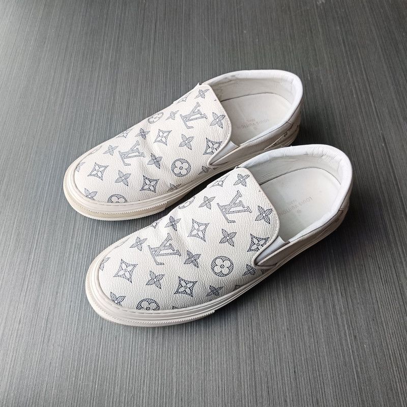 Louis Vuitton Louis Vuitton Trocadero Sneakers in White 0079 Size US 9.5 / EU 42-43 - 1 Thumbnail