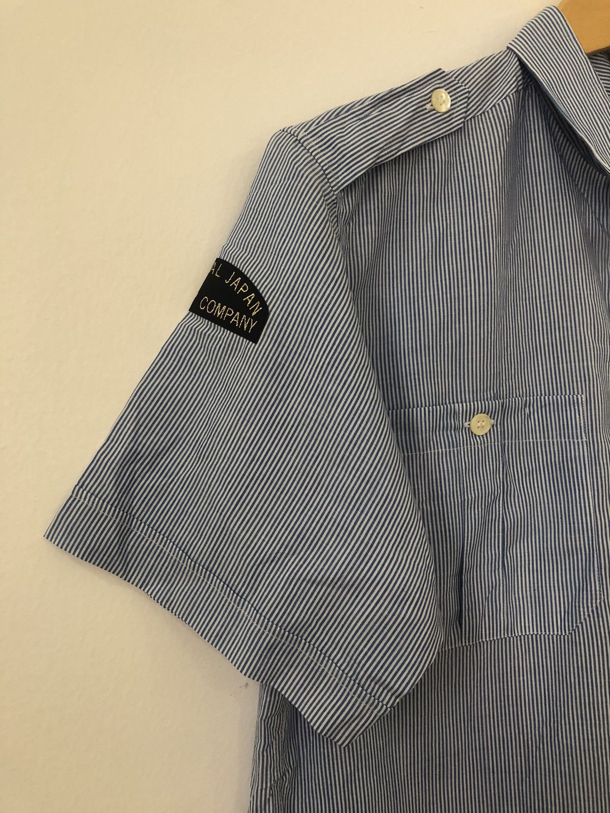 Yohji Yamamoto Central railway stripes shirt Size US M / EU 48-50 / 2 - 3 Thumbnail
