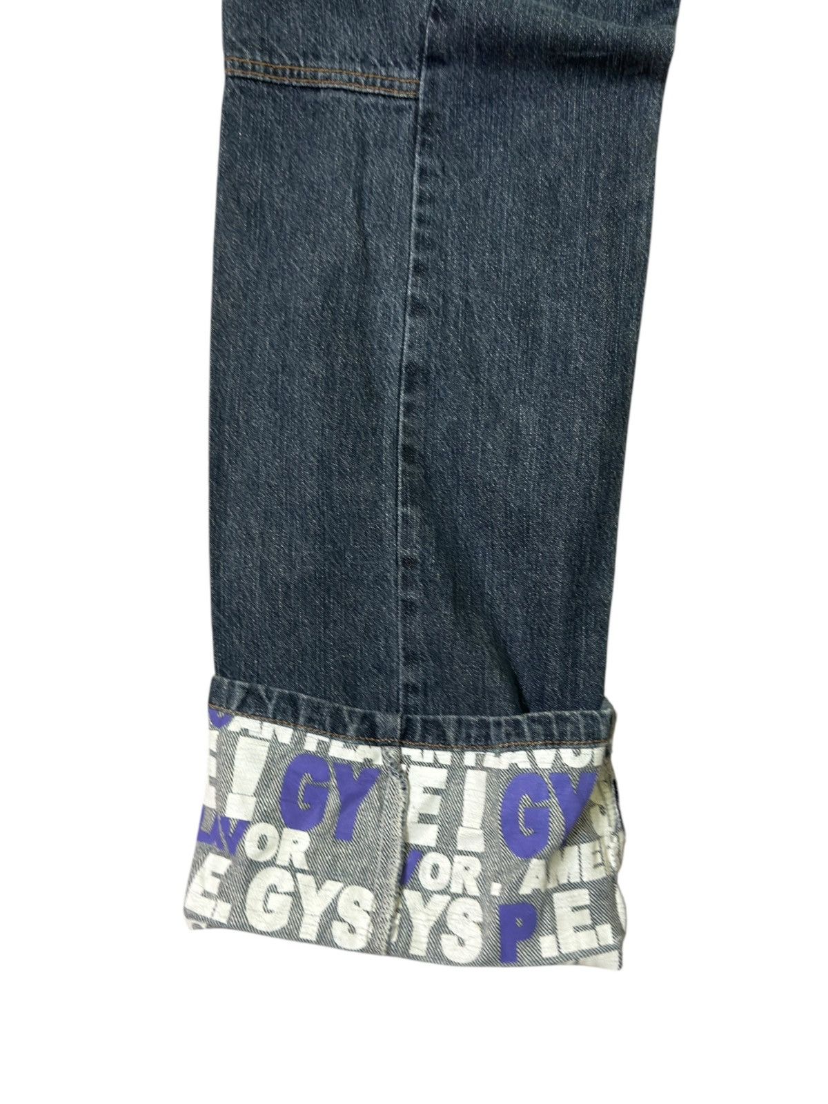 Hysteric Glamour × Japanese Brand × Seditionaries DOUBLE WAIST TARTAN PLAID UNIQUE GRAPHIC DENIM PANTS Size US 27 - 13 Thumbnail