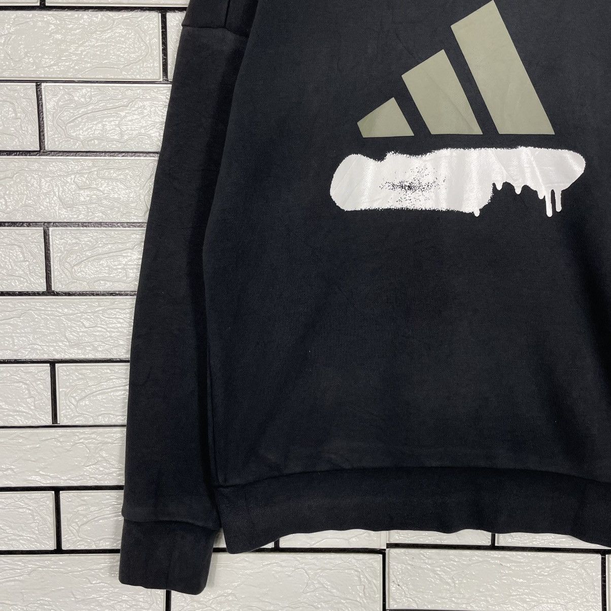 Adidas Adidas Big Logo Black Sweatshirt Size US M / EU 48-50 / 2 - 3 Thumbnail