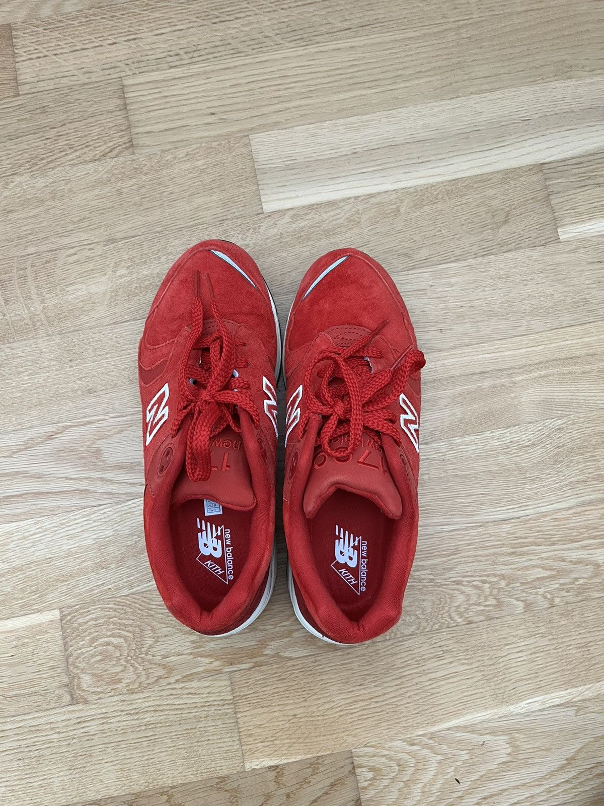 image of Kith For New Balance 1700 Toronto Shoes in Red, Men's
