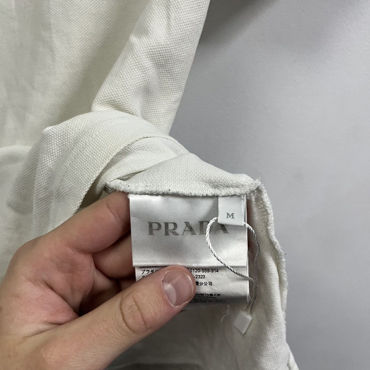 Prada Prada Polo T-Shirt Vintage Small red tab logo Size US M / EU 48-50 / 2 - 9 Thumbnail