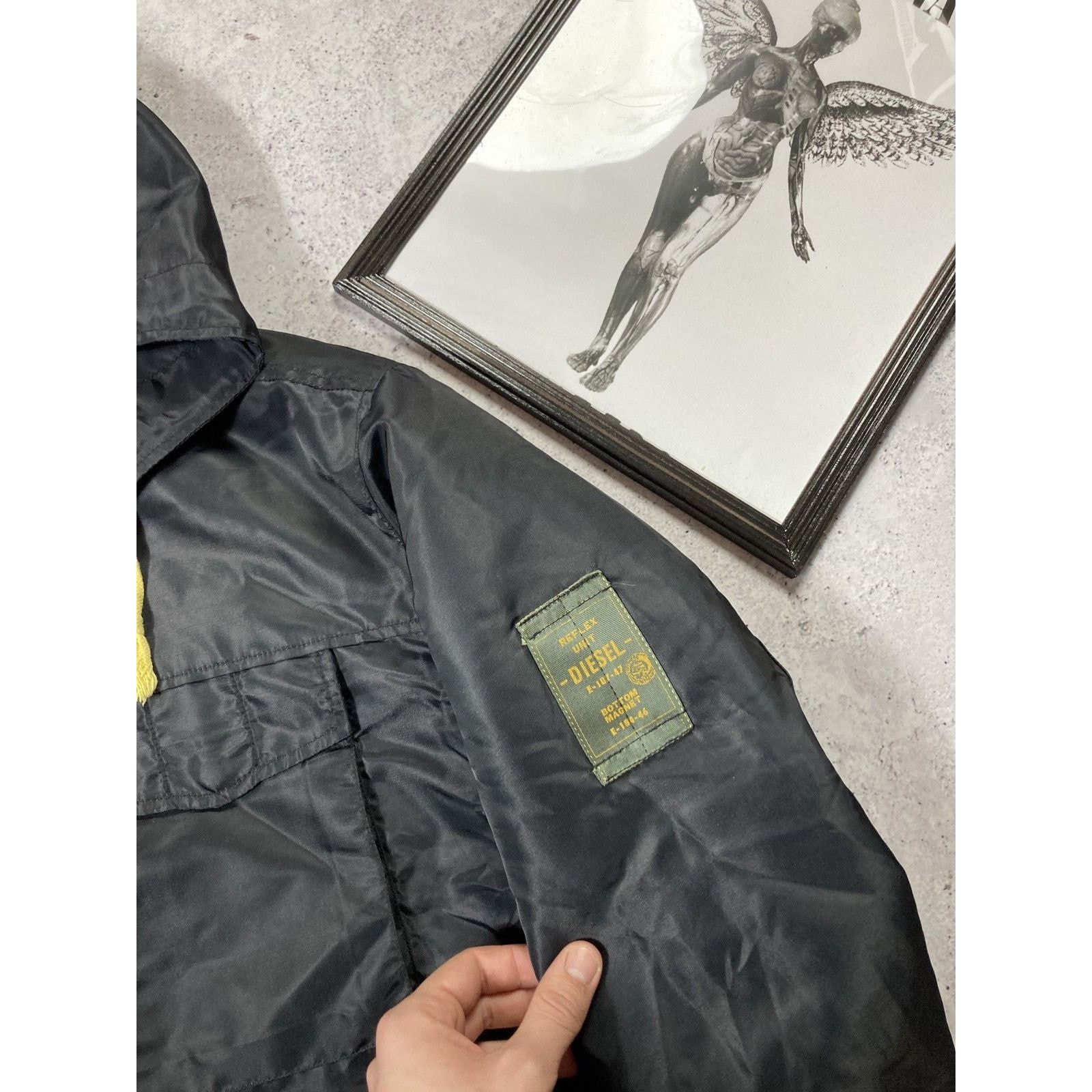 Diesel × Japanese Brand 90s Diesel Avant Garde Nylon Pocket Jacket Made In Korea Size US L / EU 52-54 / 3 - 3 Thumbnail
