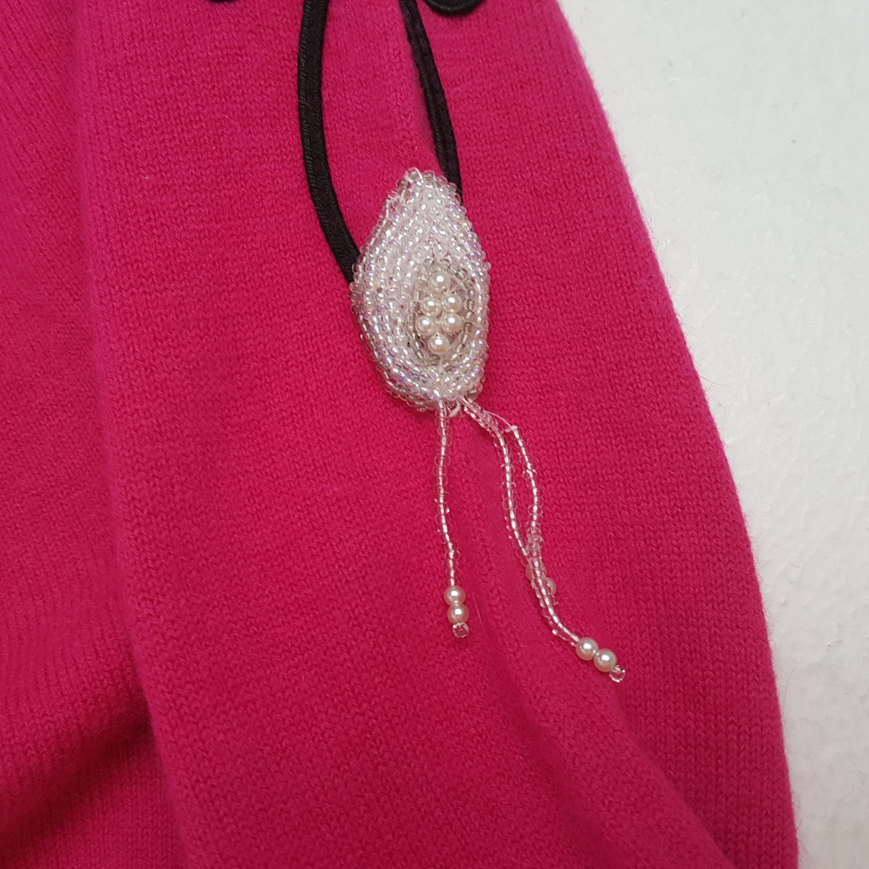 Vintage × Yves Saint Laurent Vintage YVES SAINT LAURENT Italian Brand Pink Sweatshirts Size S / US 4 / IT 40 - 6 Thumbnail