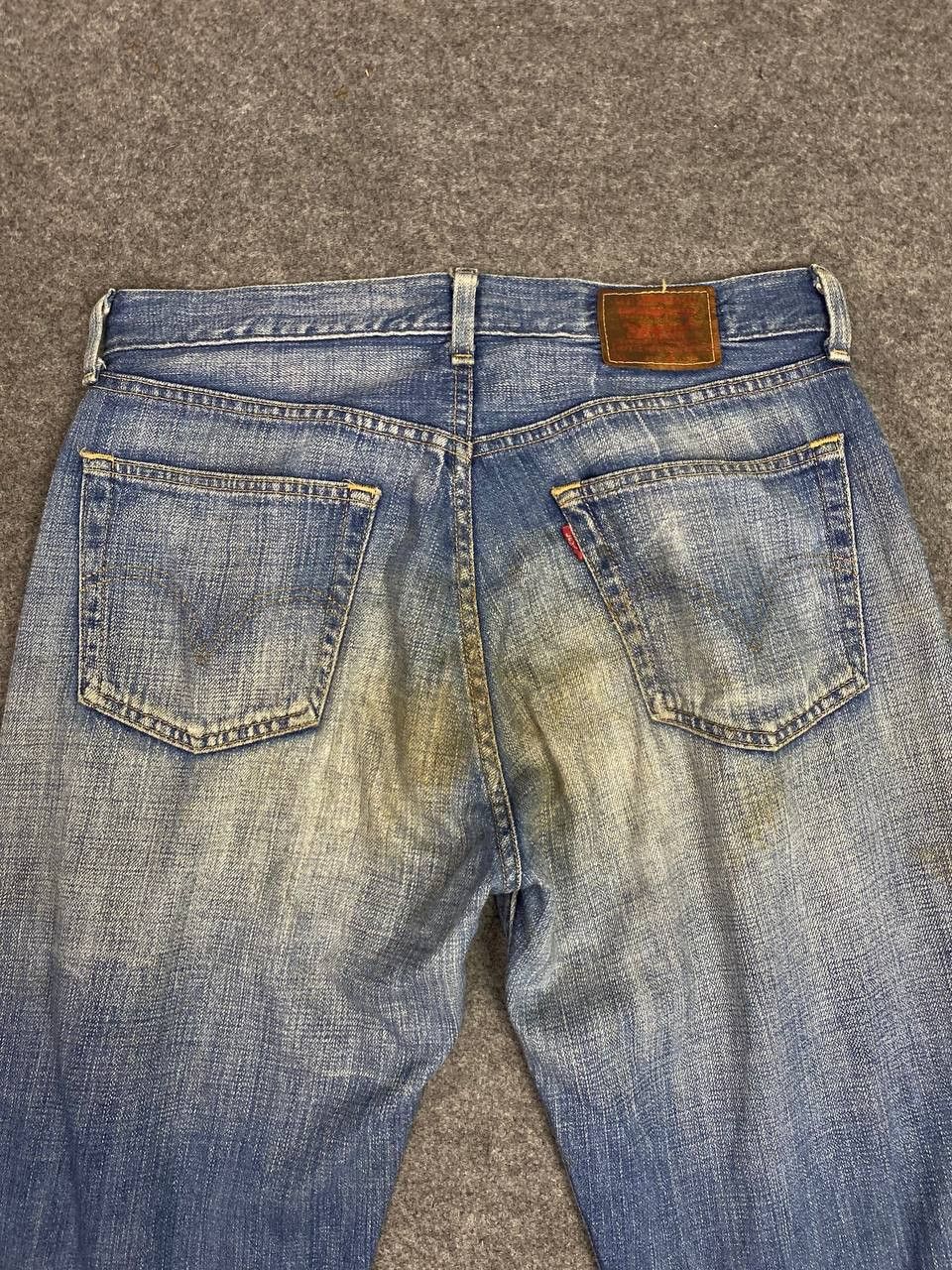 Levi's vintage levis 503 nice faded design denim Size US 34 / EU 50 - 3 Thumbnail