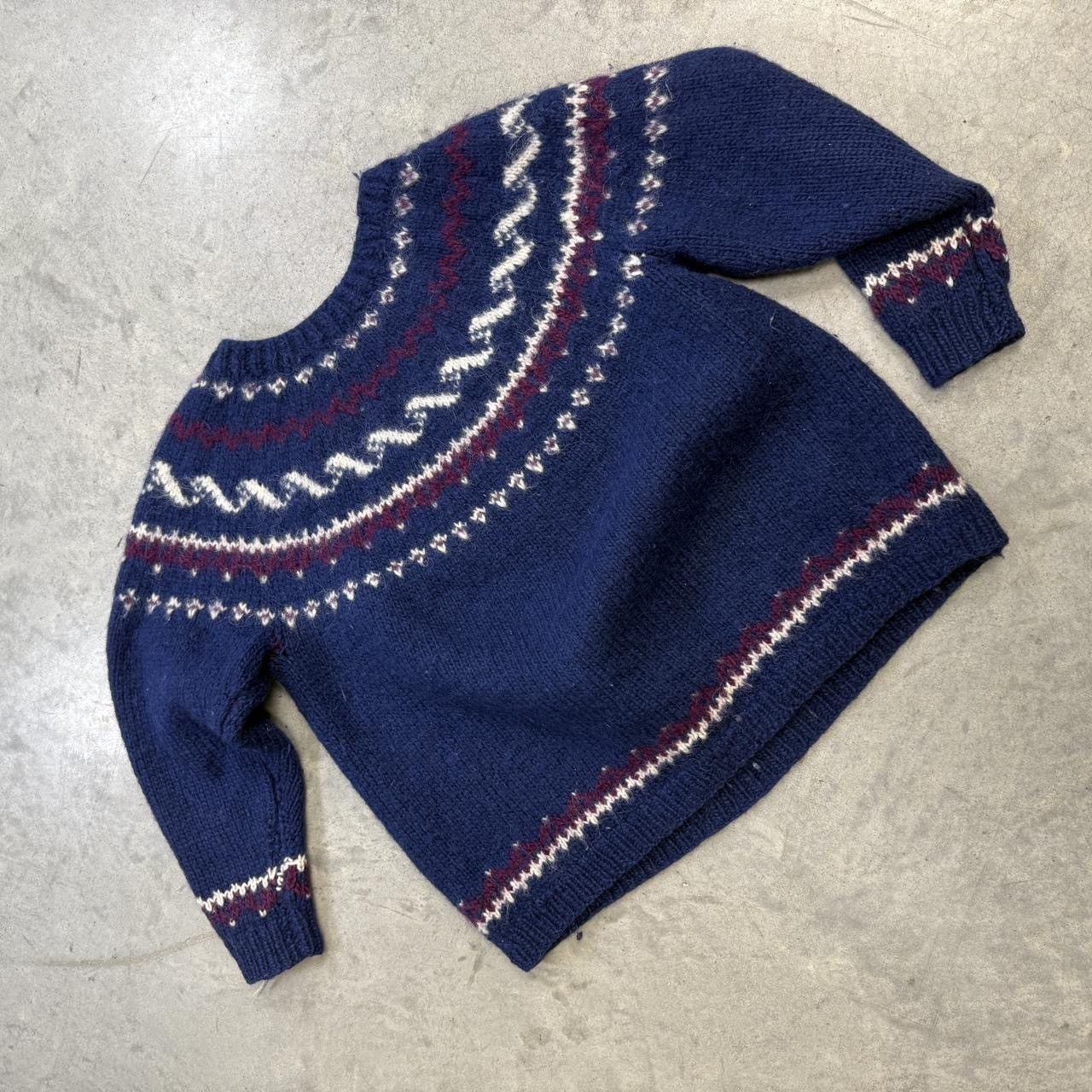 Other Vintage handmade 1980s wool pattern sweater Size US M / EU 48-50 / 2 - 5 Thumbnail