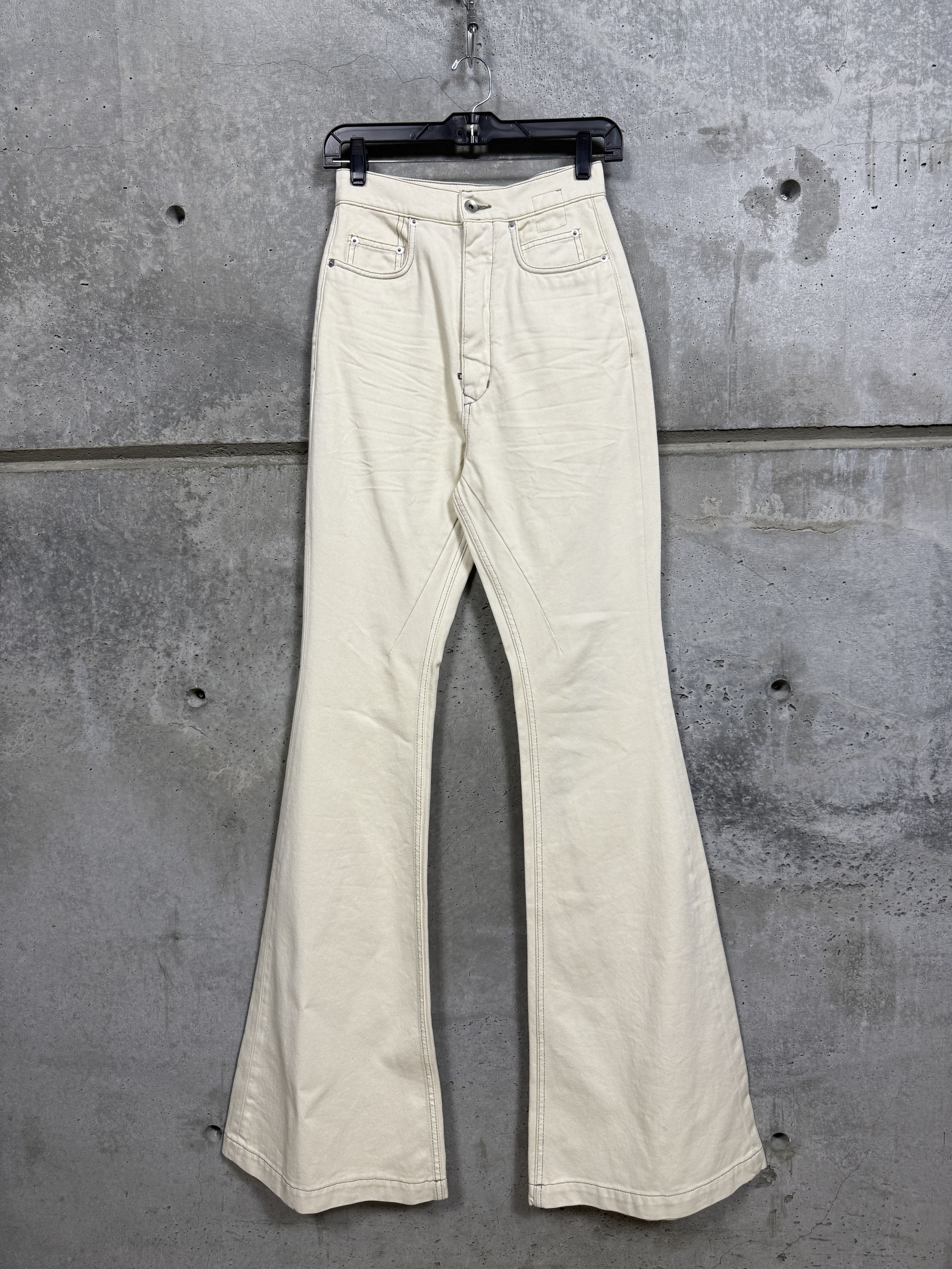 Rick Owens × Rick Owens Drkshdw $735 Rick Owens DRKSHDW Bolan Bootcut Jeans Size 26" / US 2 / IT 38 - 1 Thumbnail