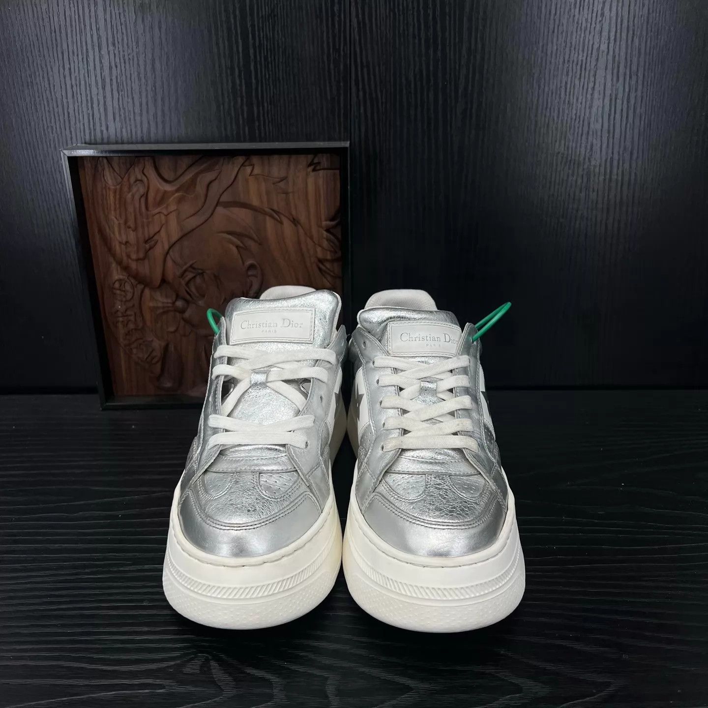 Dior Dior CD Silver/White 37 (Mint, Original Box) Size US 6.5 / IT 36.5 - 4 Thumbnail