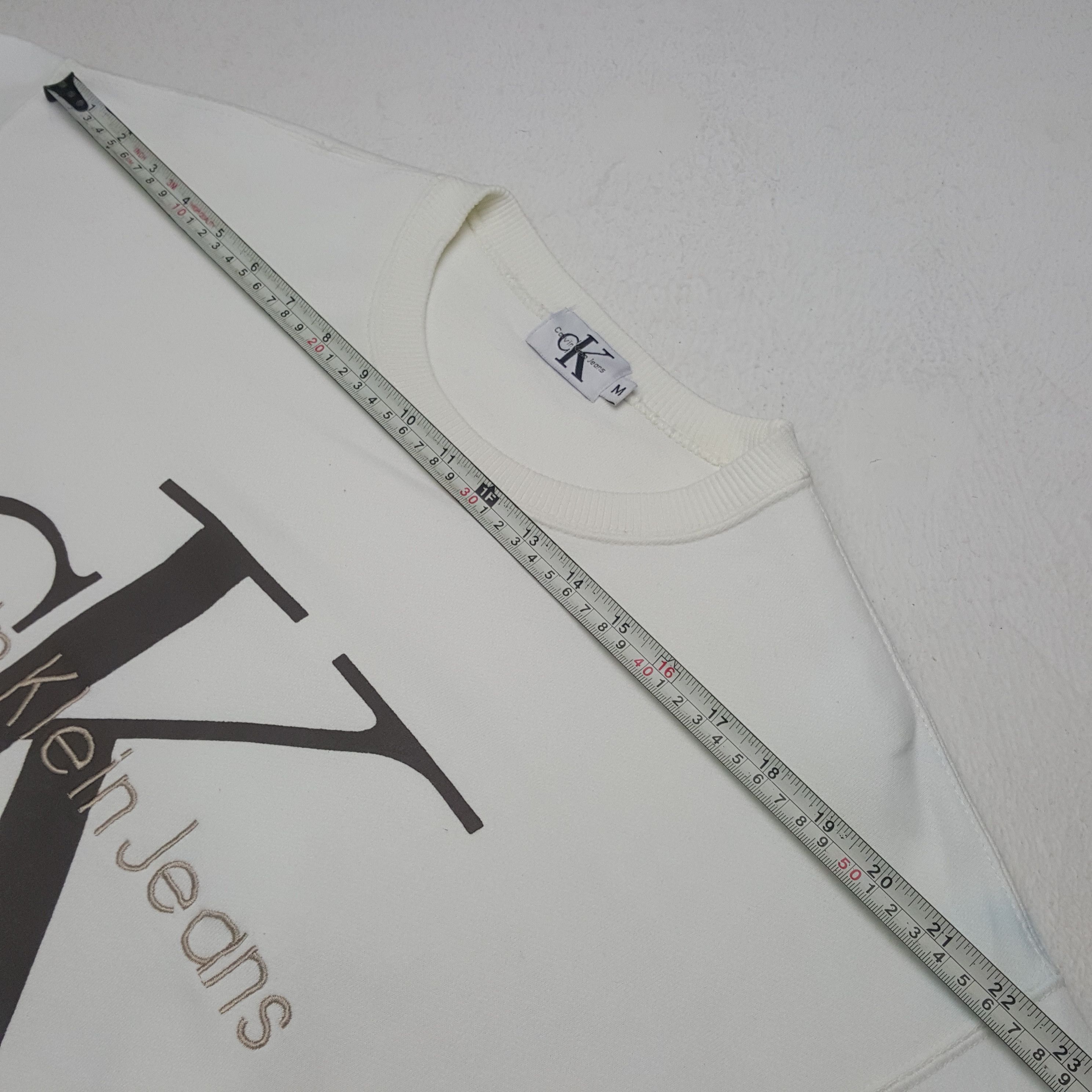 Calvin Klein × Vintage Vintage CALVIN KLEIN Fashion Brand Sweatshirt C295N5 Size US M / EU 48-50 / 2 - 5 Thumbnail