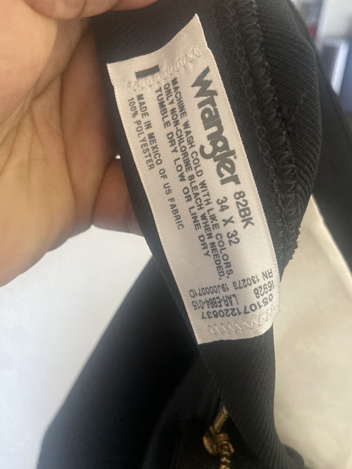 Levi's × Levi's Vintage Clothing × Wrangler Black Wrangler Flared Dress Pants 34x32 Size US 34 / EU 50 - 4 Thumbnail