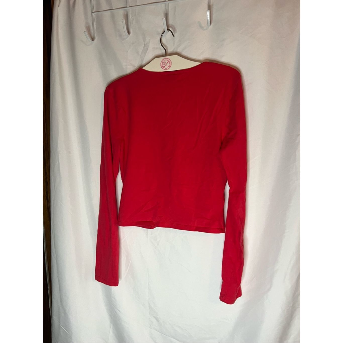 Other Wild Fable Red Long Sleeve Cropped Top Woman’s Size Medium Size M / US 6-8 / IT 42-44 - 6 Thumbnail