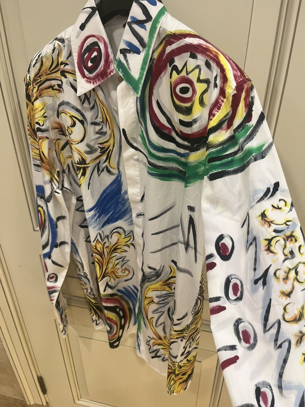 Versace artwork print shirt collar size 40 Size US M / EU 48-50 / 2 - 5 Thumbnail