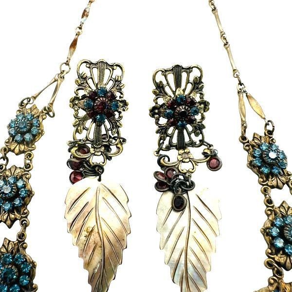 Vintage SWAROVSKI & KENNY MA SAN FRANCISCO Full Parure Victorian Cry Size ONE SIZE - 2 Thumbnail