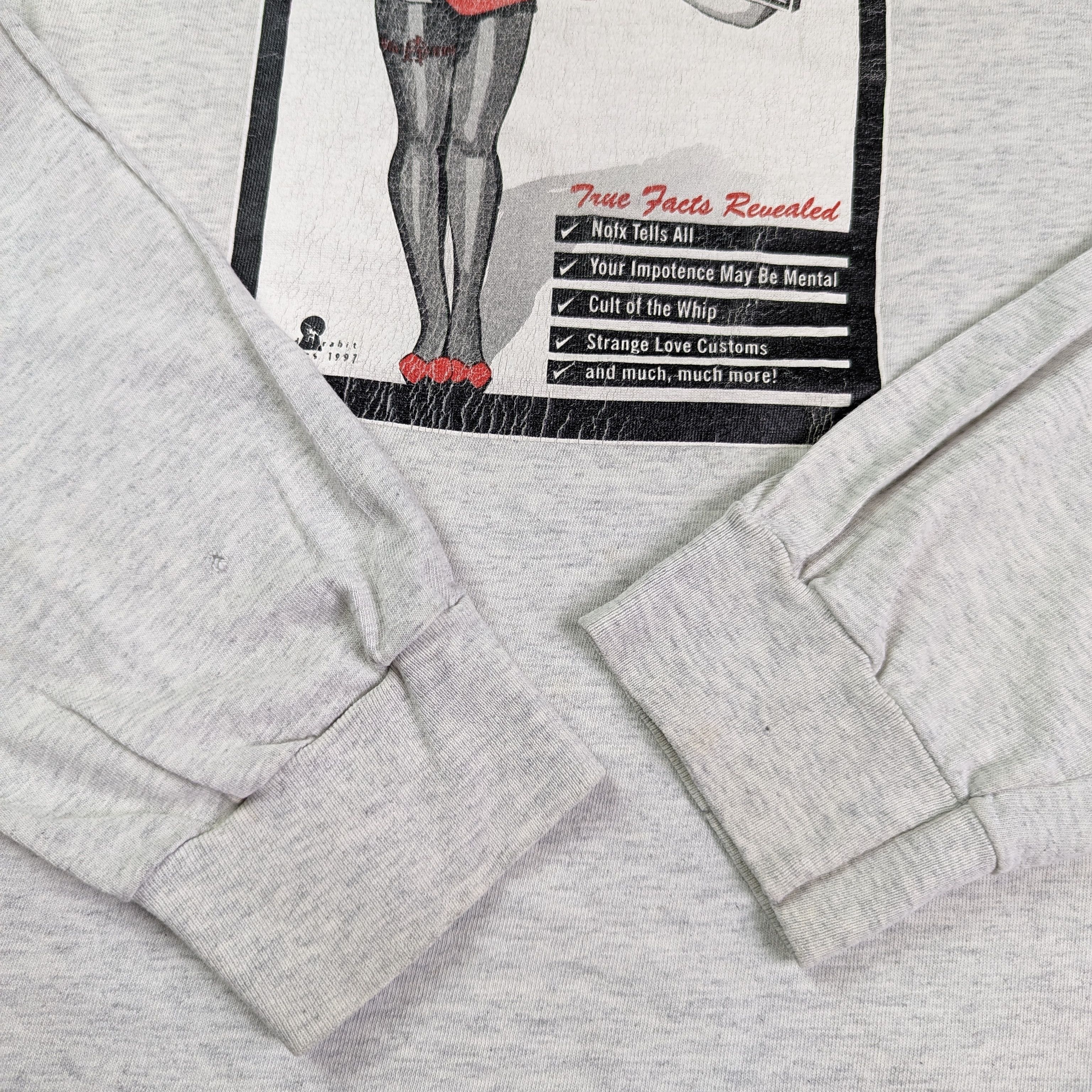 Band Tees × Vintage 90s NOFX Save My Sex Life LS Tee Punk Grunge Size US XL / EU 56 / 4 - 4 Thumbnail