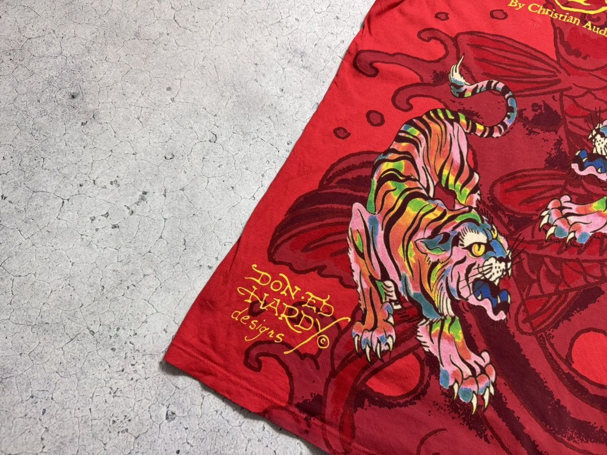 Ed Hardy Ed Hardy By Christian Audigier Vintage T-Shirt Big Logo Hype Size US XL / EU 56 / 4 - 9 Thumbnail