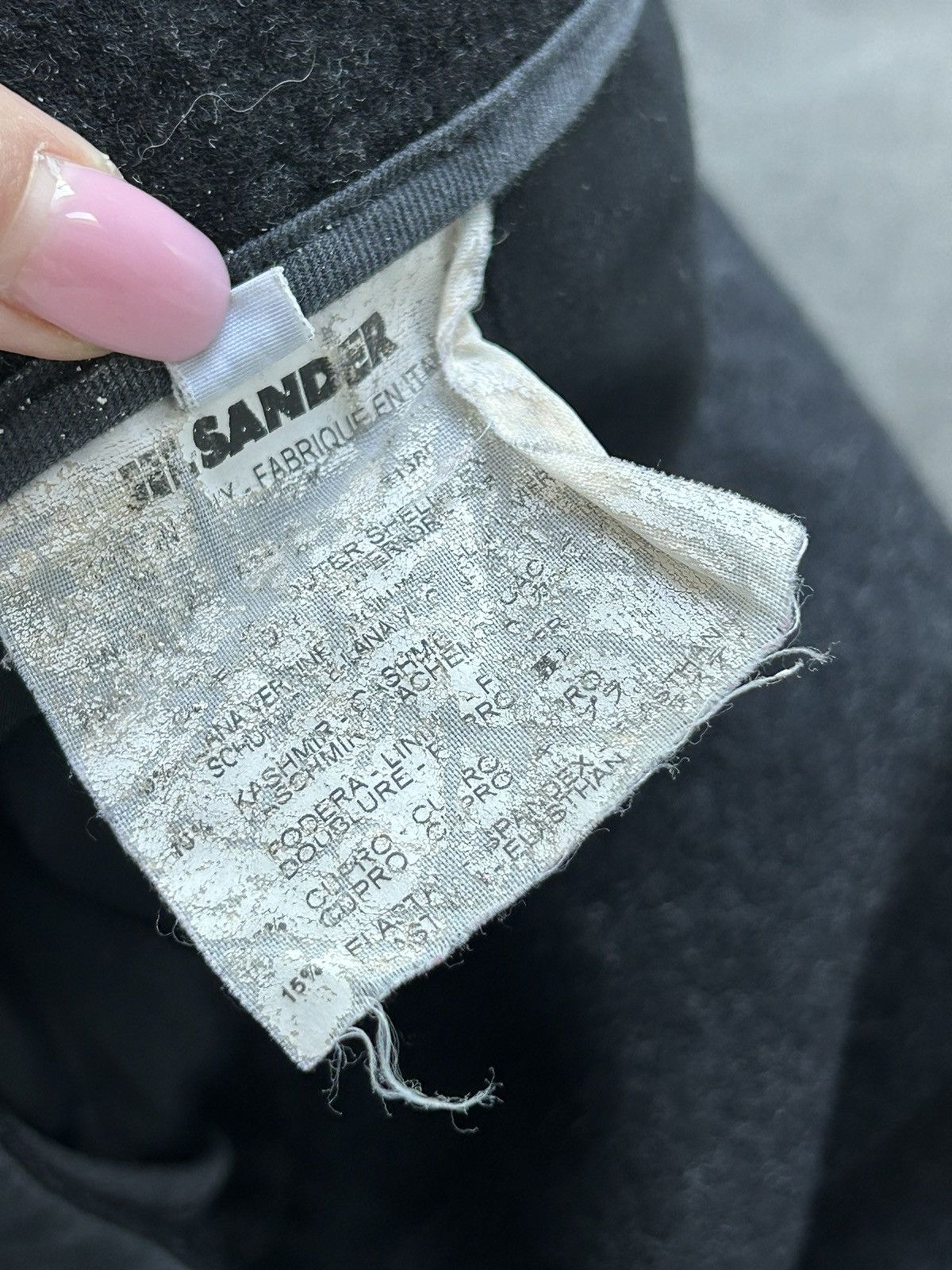 Vintage Stunning Jil Sander Cashmere Vintage Trousers Pants Wool 90s Size 30" / US 8 / IT 44 - 11 Thumbnail