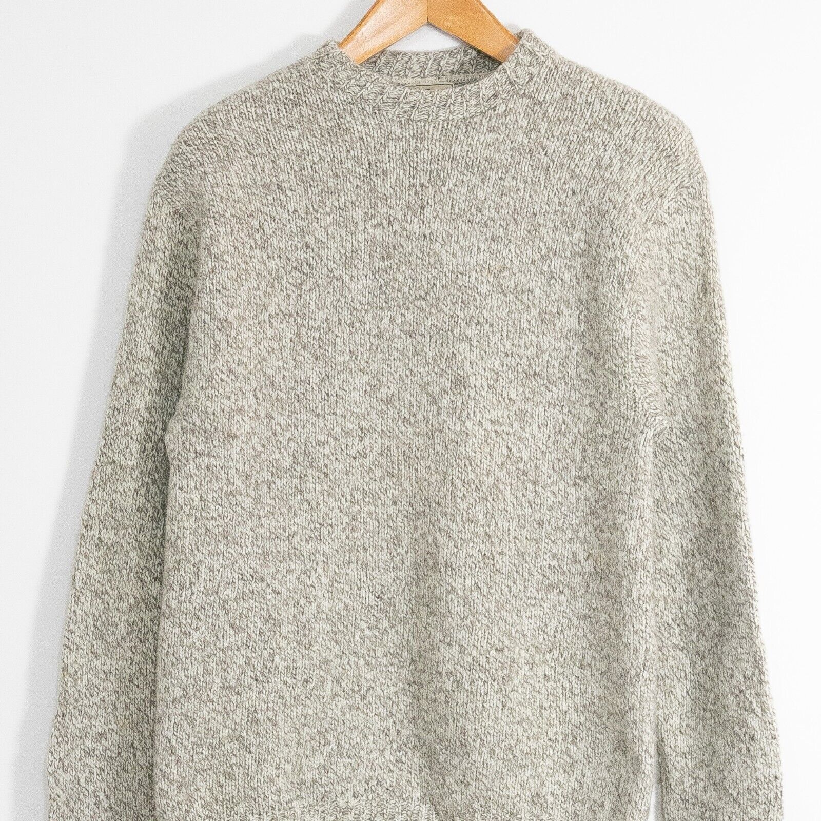 L.L. Bean × Vintage Vintage LL Bean Wool Sweater Mens Small Distressed Speckled Size US S / EU 44-46 / 1 - 2 Thumbnail