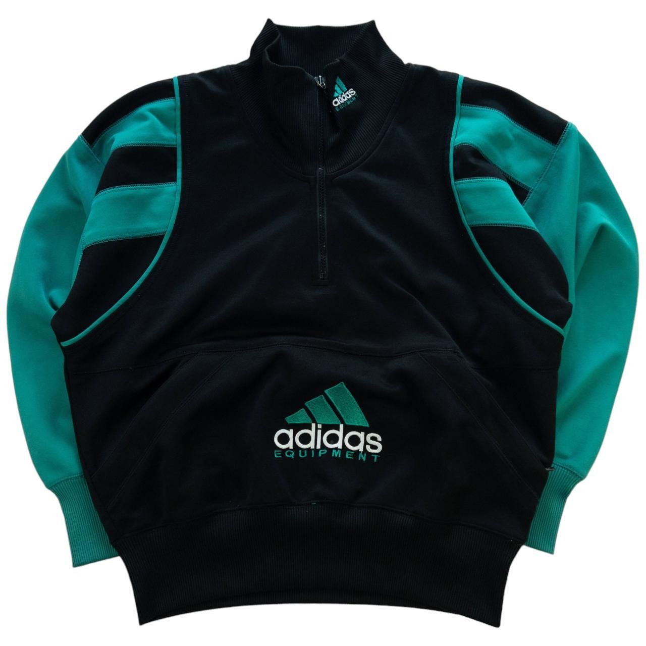 Adidas Vintage Adidas Equipment Q Zip Jumper Size S Size US S / EU 44-46 / 1 - 1 Thumbnail