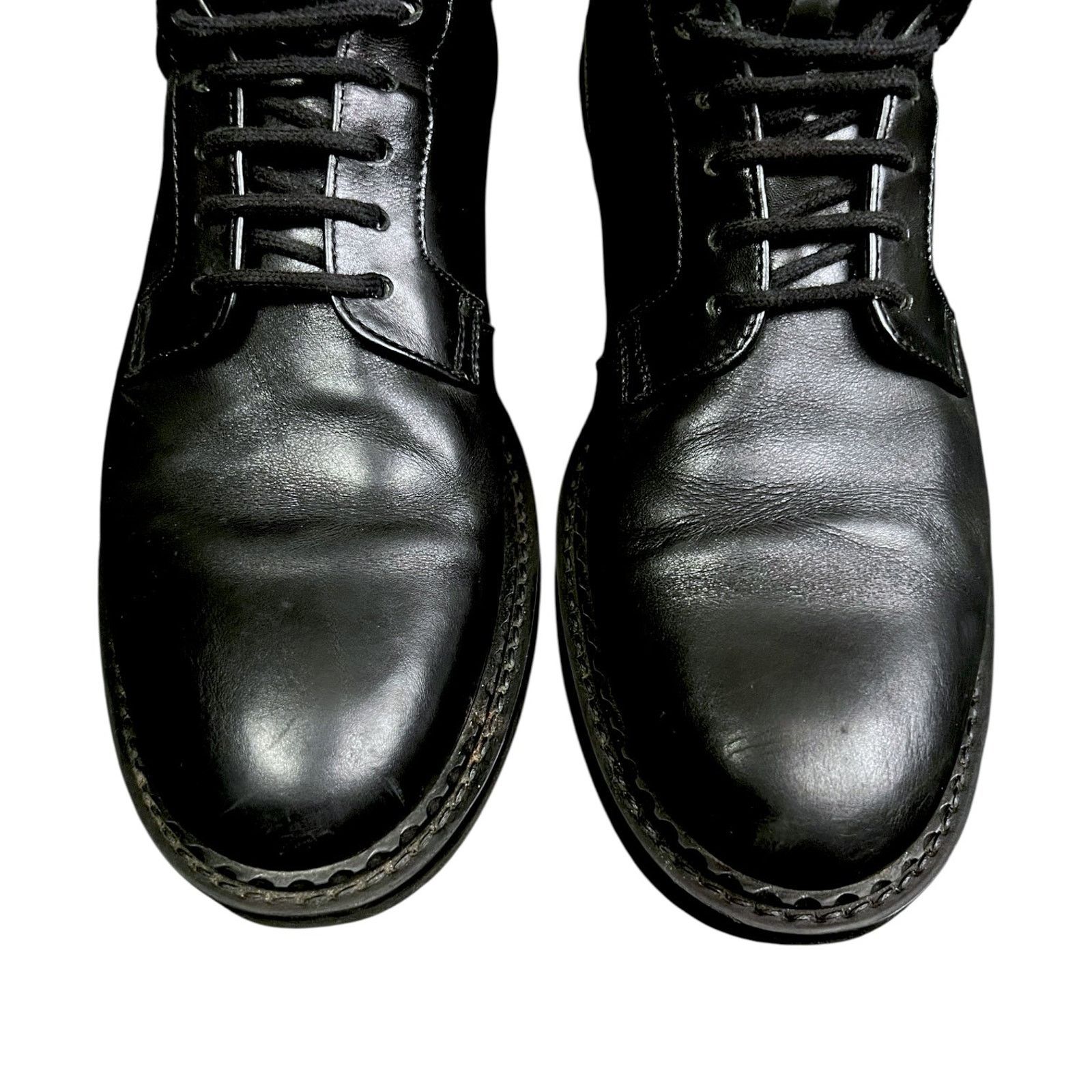 Emporio Armani Emporio Armani Men's US 9 Black Leather Ankle Boots $545 Size US 9 / EU 42 - 2 Thumbnail