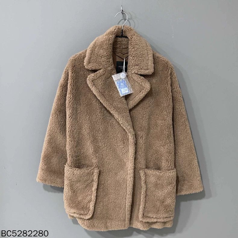 Max Mara Max Mara Camel wool-blend teddy coat with lapel Size M / US 6-8 / IT 42-44 - 1 Thumbnail
