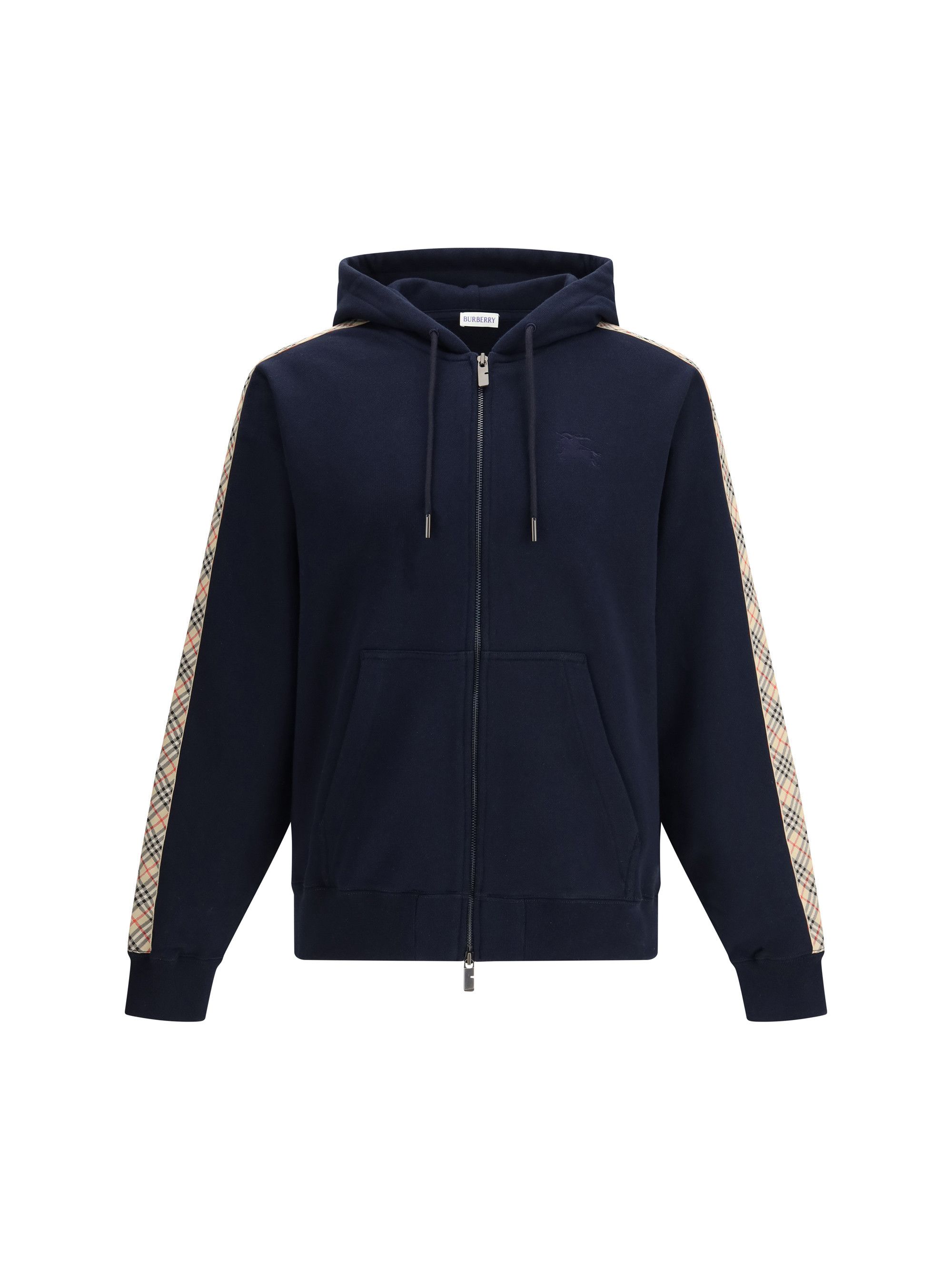Burberry Check Trim Cotton Zip Hoodie Size US S / EU 44-46 / 1 - 1 Thumbnail