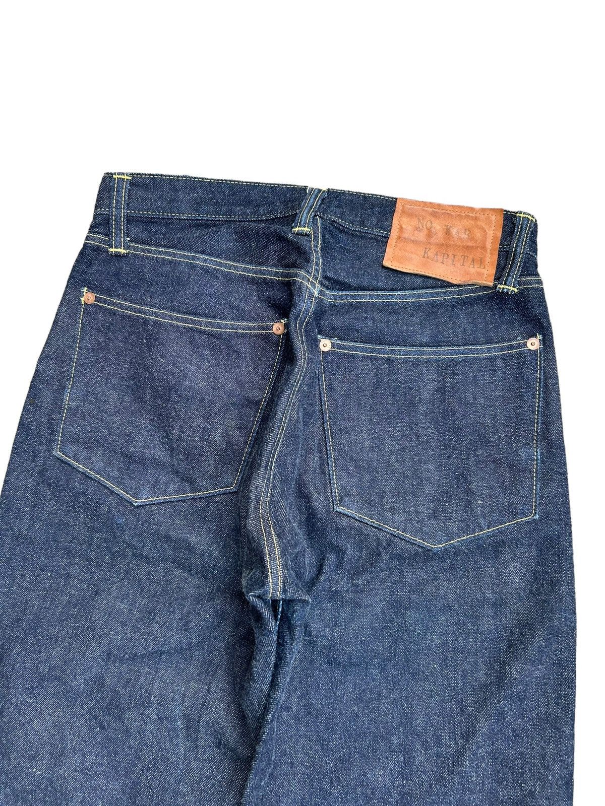 Japanese Brand × Kapital × Kapital Kountry KAPITAL NO WAR Redline Selvedge Denim ☠️ Size US 28 / EU 44 - 7 Thumbnail