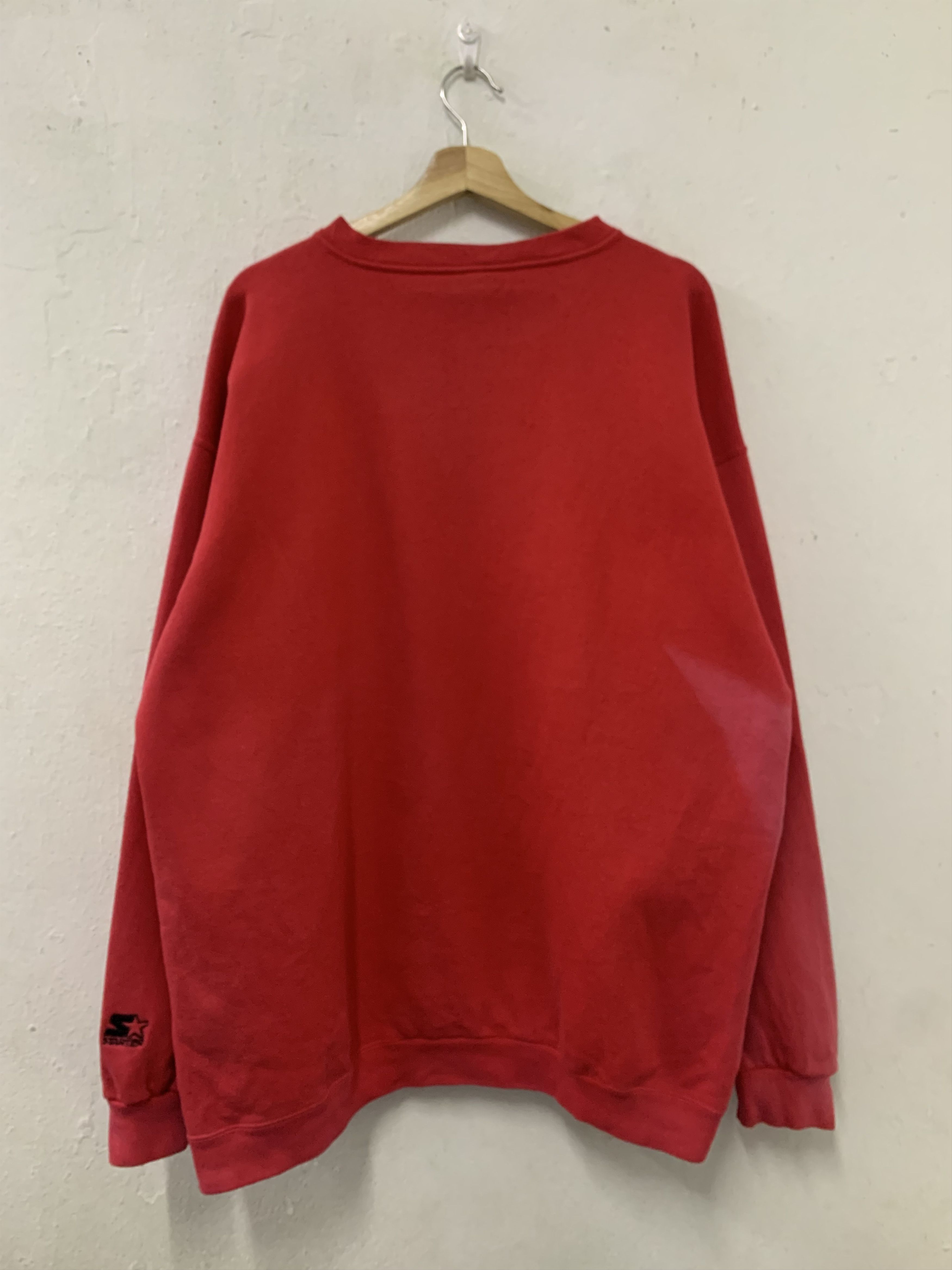Vintage Vintage 97 Starter NY Faded Sweatshirt Size US L / EU 52-54 / 3 - 2 Thumbnail
