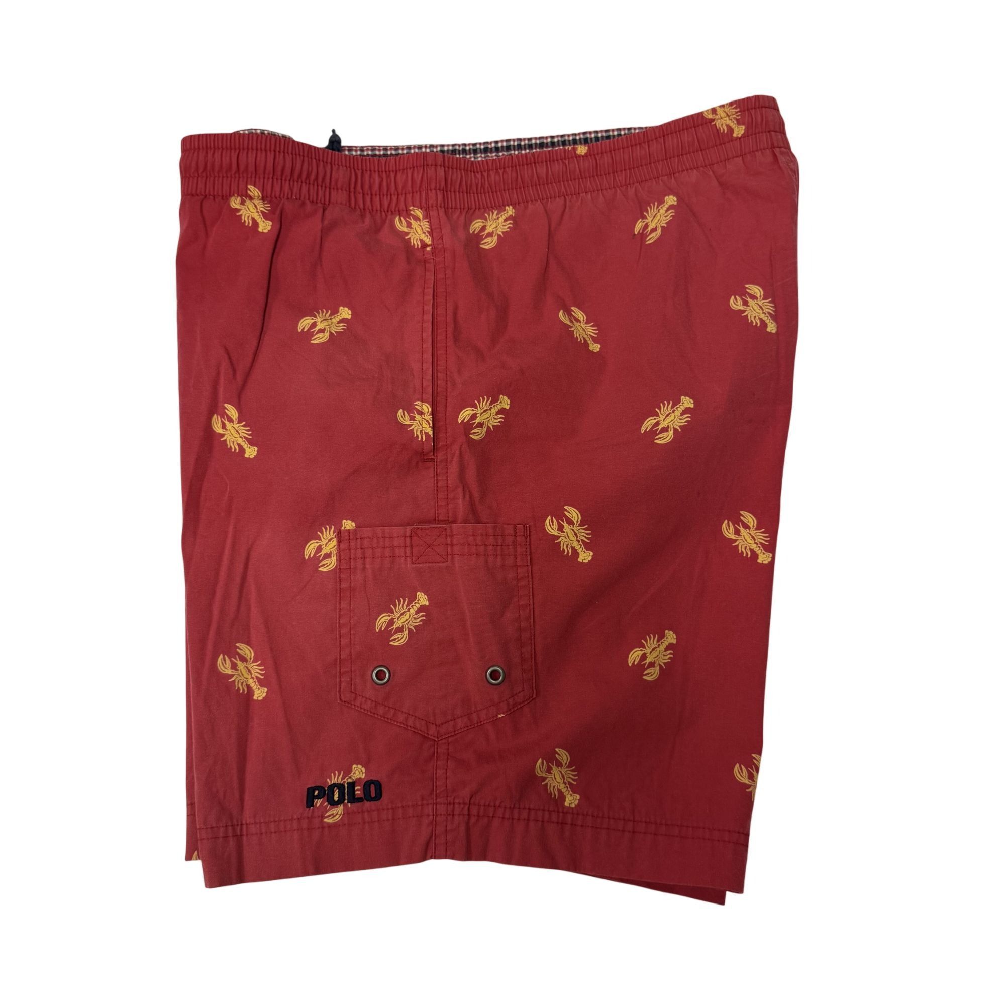 Polo Ralph Lauren Vtg Polo Ralph Lauren Red LOBSTERS CRAWFISH Swim Trunks Size US 40 / EU 56 - 11 Thumbnail