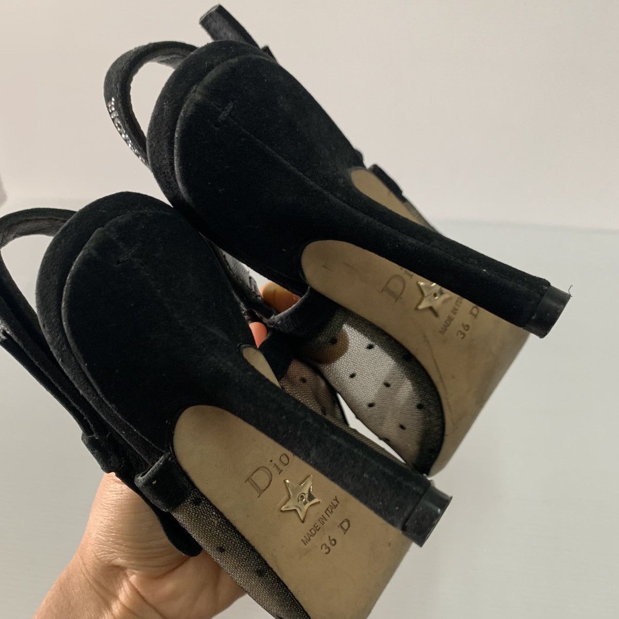 Dior Christian Dior Black Jadior Heels Size US 6 / IT 36 - 11 Thumbnail