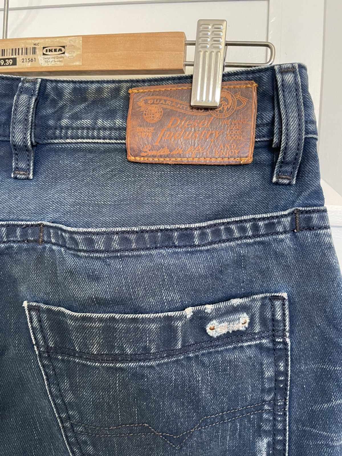 Diesel Diesel Braddom washed regular slim - Carrot deep navy jean Size US 28 / EU 44 - 5 Thumbnail
