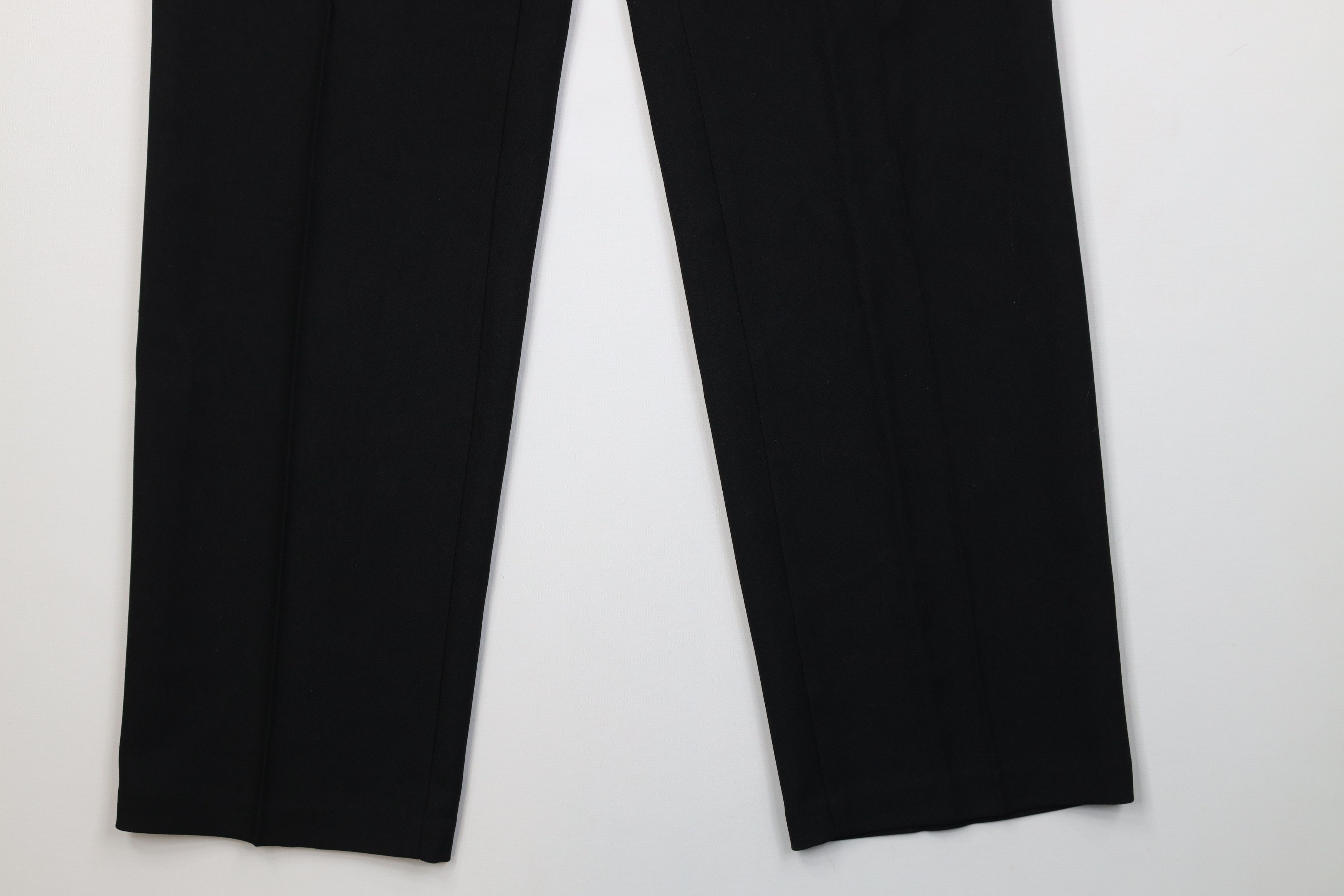 Levi's Vintage 70s 80s Levis Knit Flared Wide Leg Pants Black USA Size 36" / US 14 / IT 50 - 5 Thumbnail