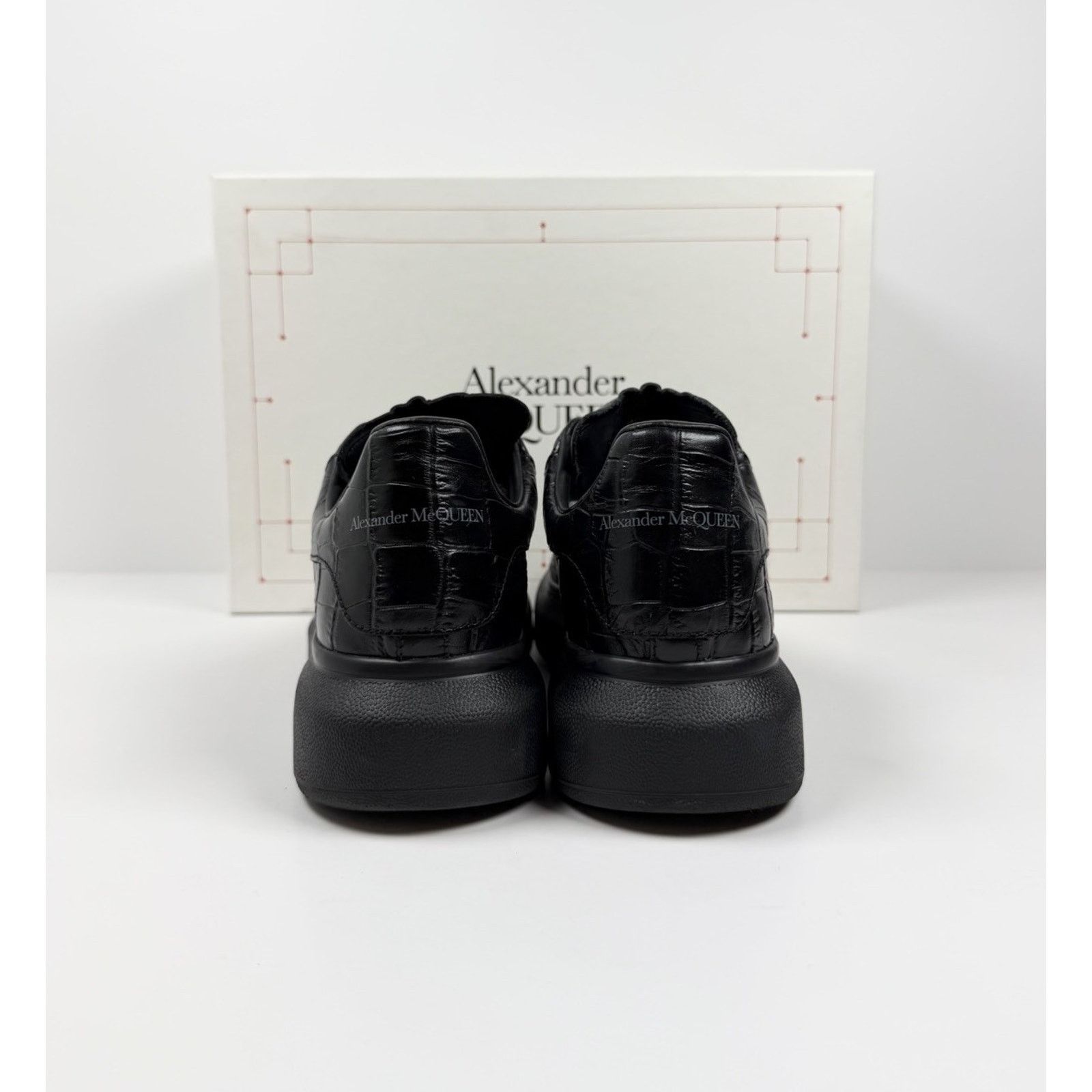 Alexander McQueen Size 6.5US - Alexander McQueen Black Crocodile Sneakers￼ Size US 6.5 / EU 39-40 - 4 Thumbnail