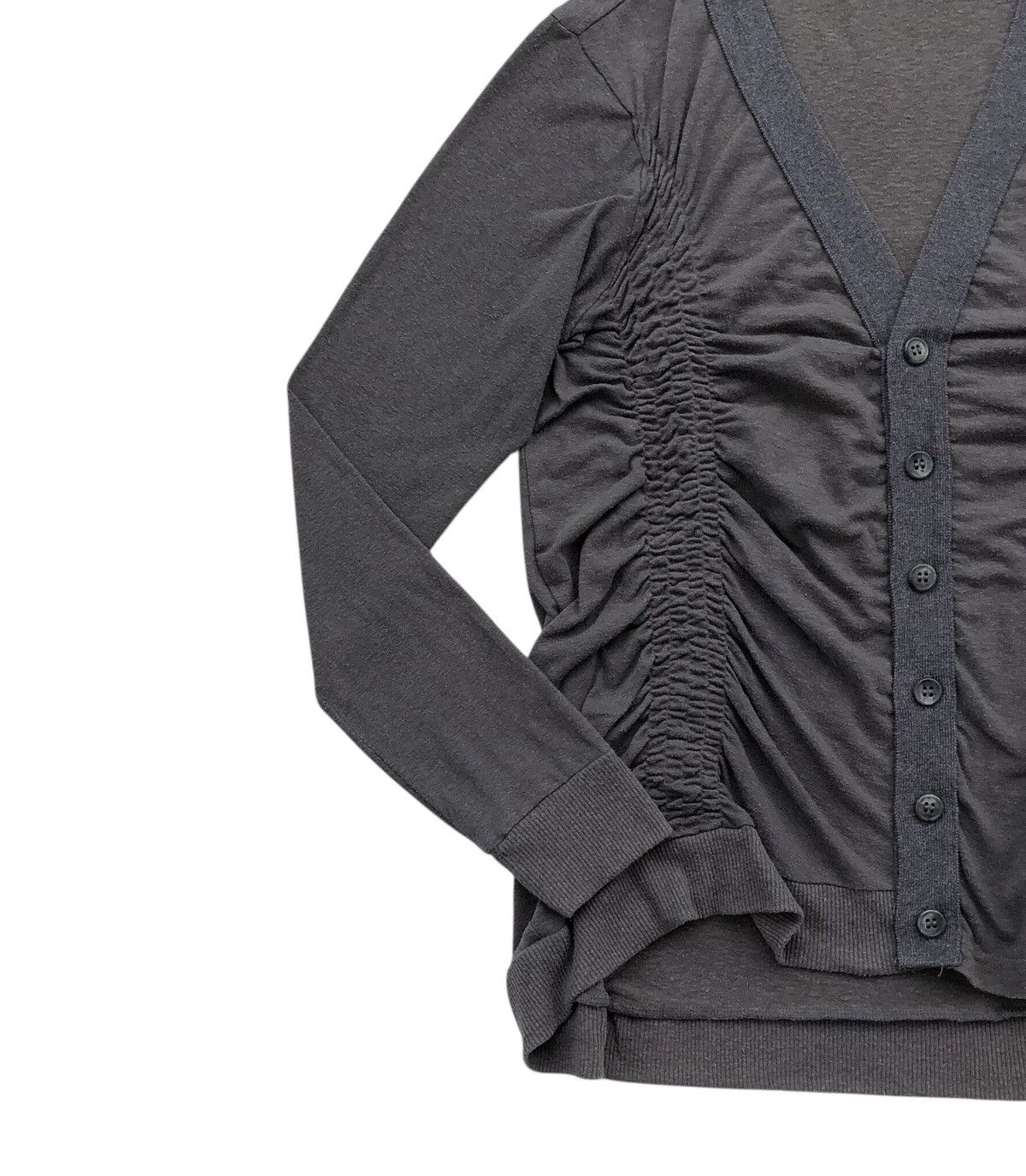 Yohji Yamamoto Gomme By Yohji Yamamoto Japan Maki Hiroshige Cardigan Top Size M / US 6-8 / IT 42-44 - 6 Thumbnail