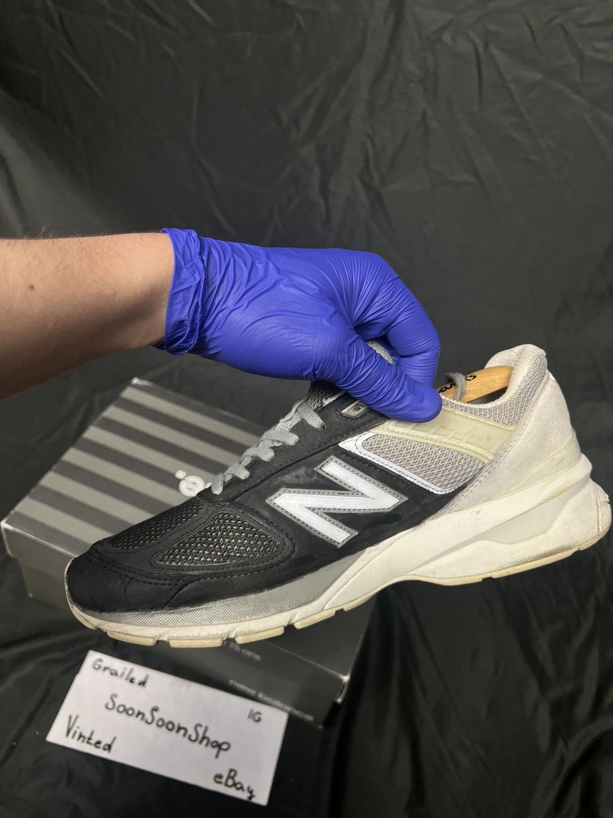 New Balance New balance 990 grey made in USA 990v5 black 990bm5 Size US 9.5 / EU 42-43 - 8 Thumbnail