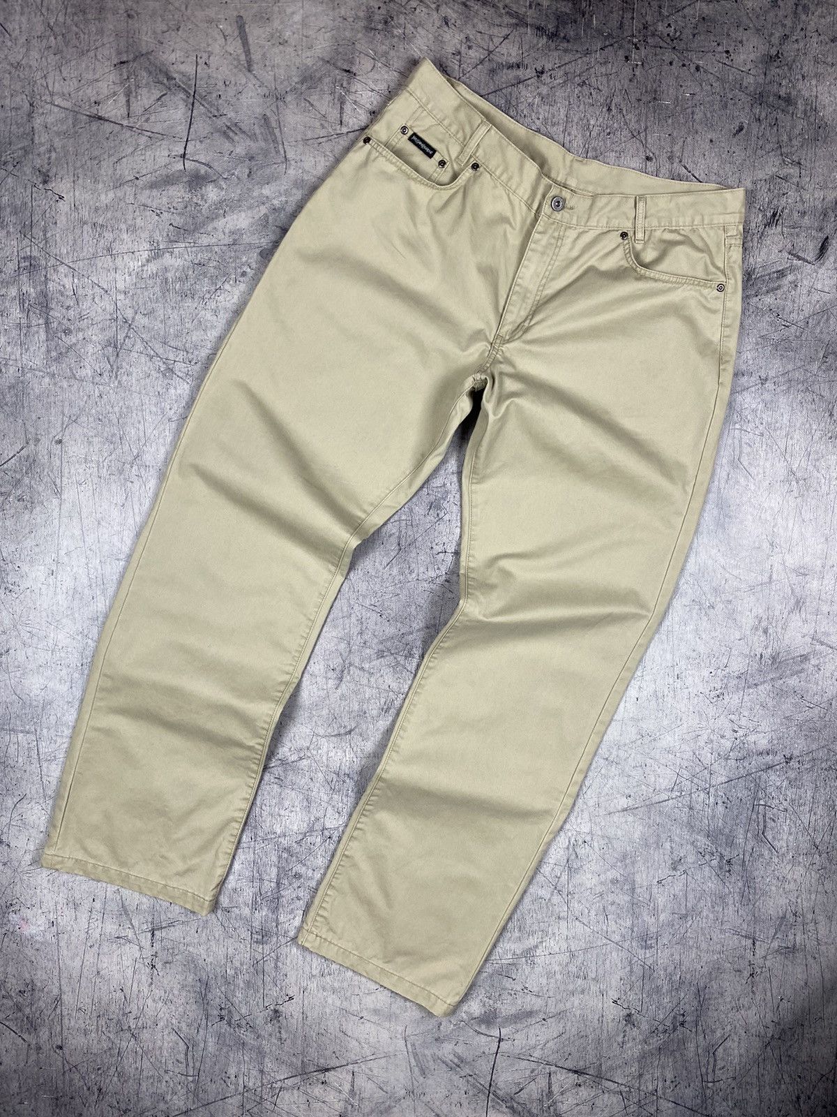 Vintage Yves Saint Laurent YSL 90’s Y2K Denim Chino Pants Jeans Size US 36 / EU 52 - 7 Thumbnail