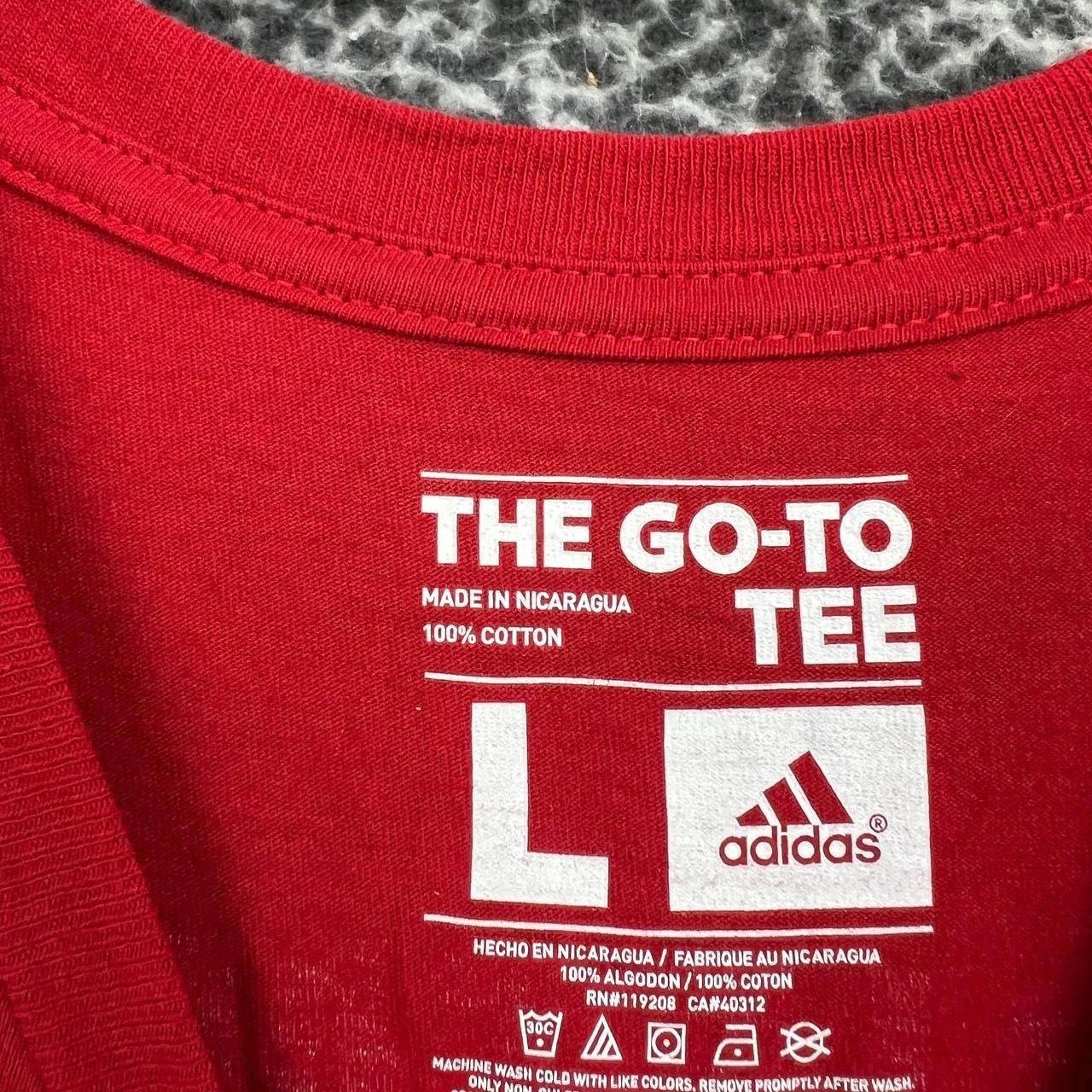 Adidas Louisville Cardinals Shirt Men Red Adidas Crew Neck Cotton L Size US L / EU 52-54 / 3 - 4 Thumbnail